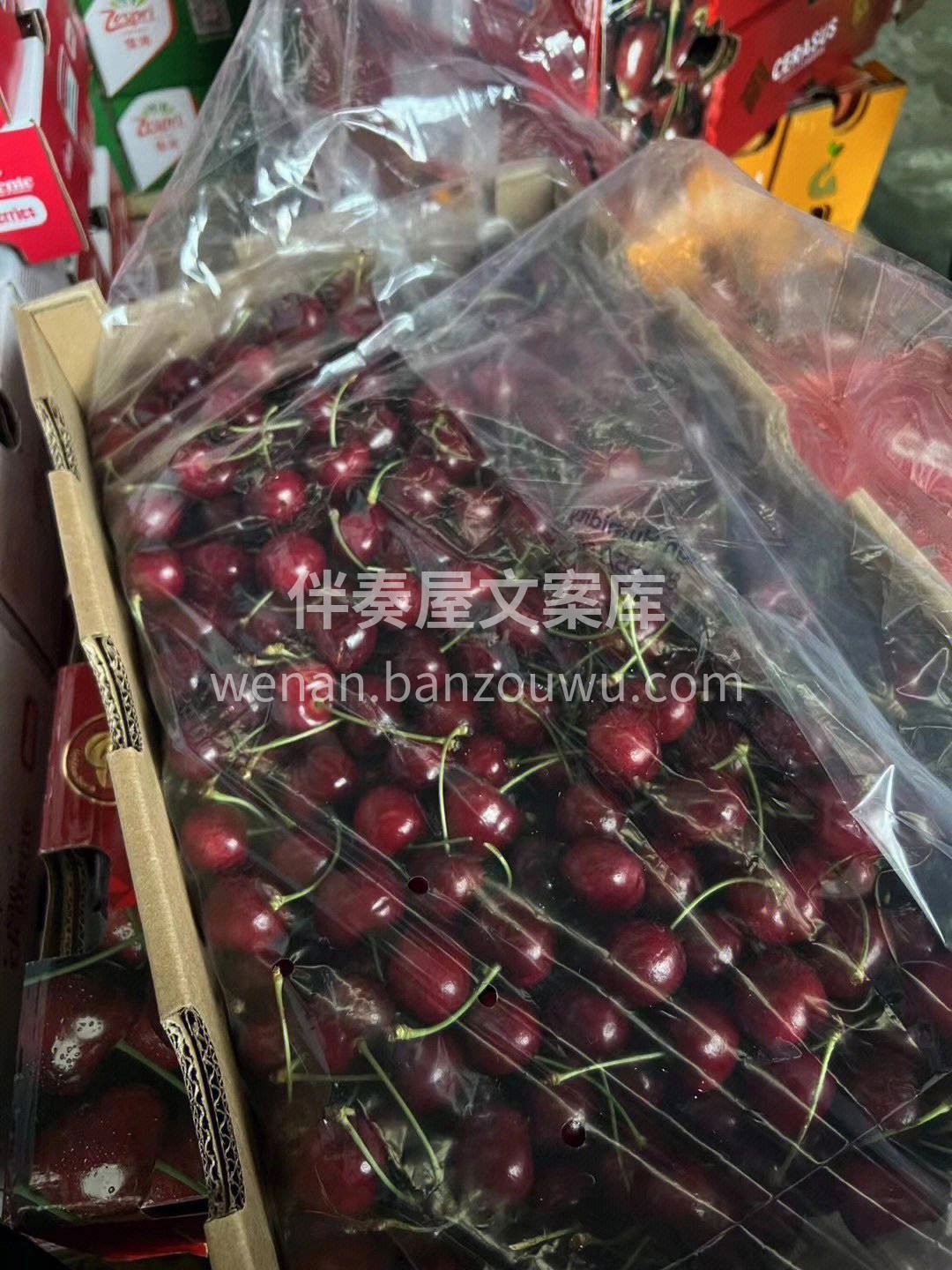 🌿新鲜空运✈的车厘子，光亮诱人🍒，果柄碧 配图3