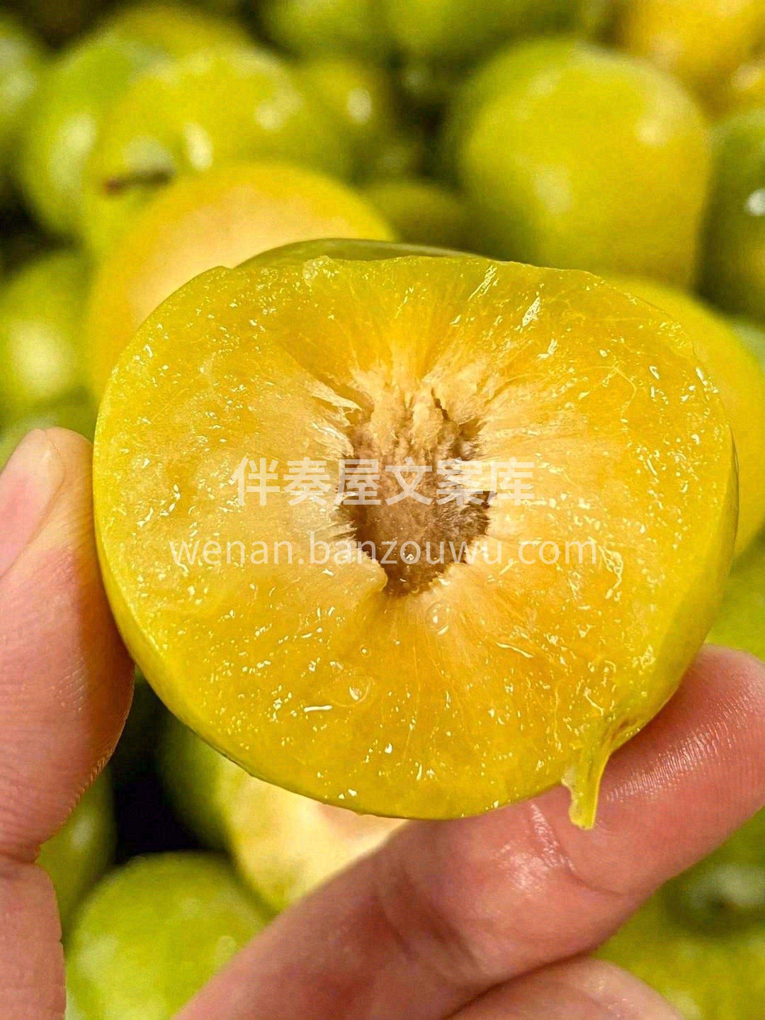 这一颗颗像极了绿宝石的李子💎除了小的果核 配图2