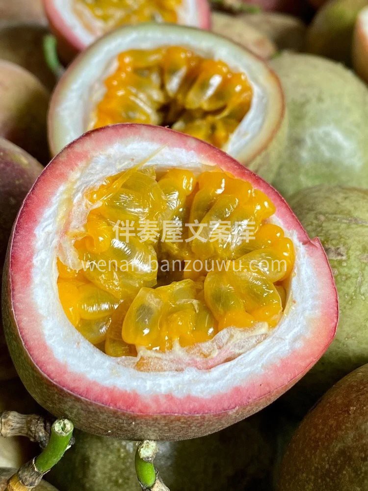 🔴紫香一号百香果👇 口感超级好，💯带有蜂 配图1
