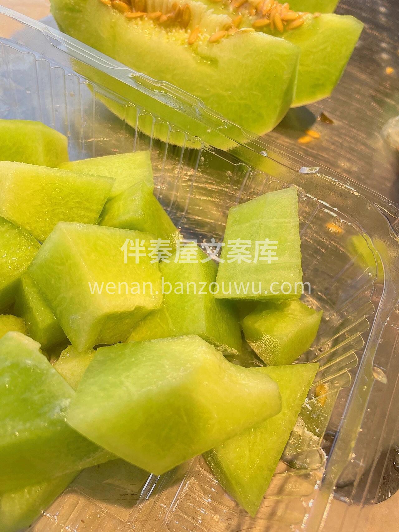 比冰淇淋还甜的玉菇甜瓜🍨，香糯多汁，甜蜜 配图2