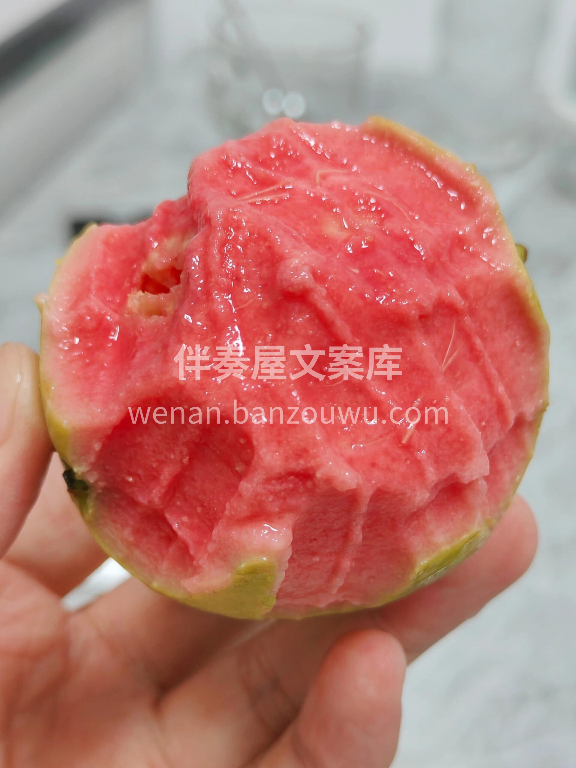 红心番石榴😍 “热量低，高VC”✅果肉中 配图2