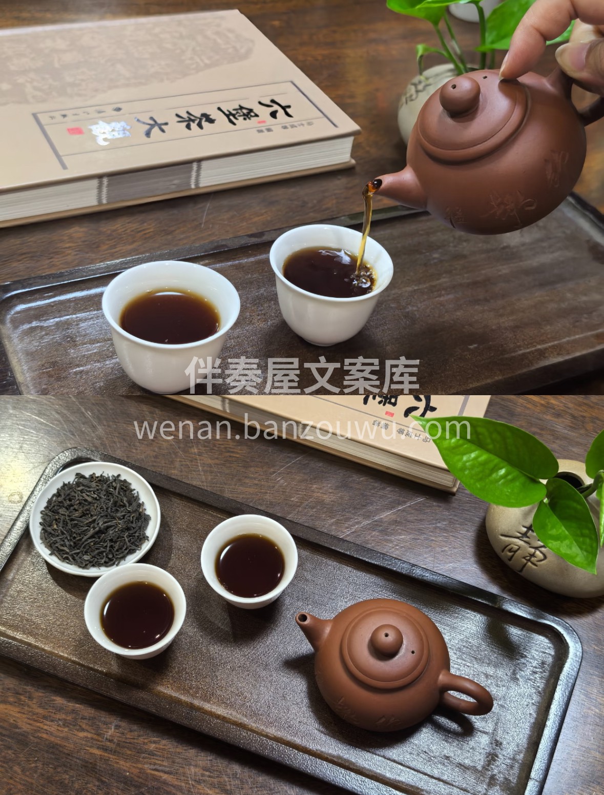 岁月馈赠与六堡，陈化经年韵自扬。 乌黑条 配图2