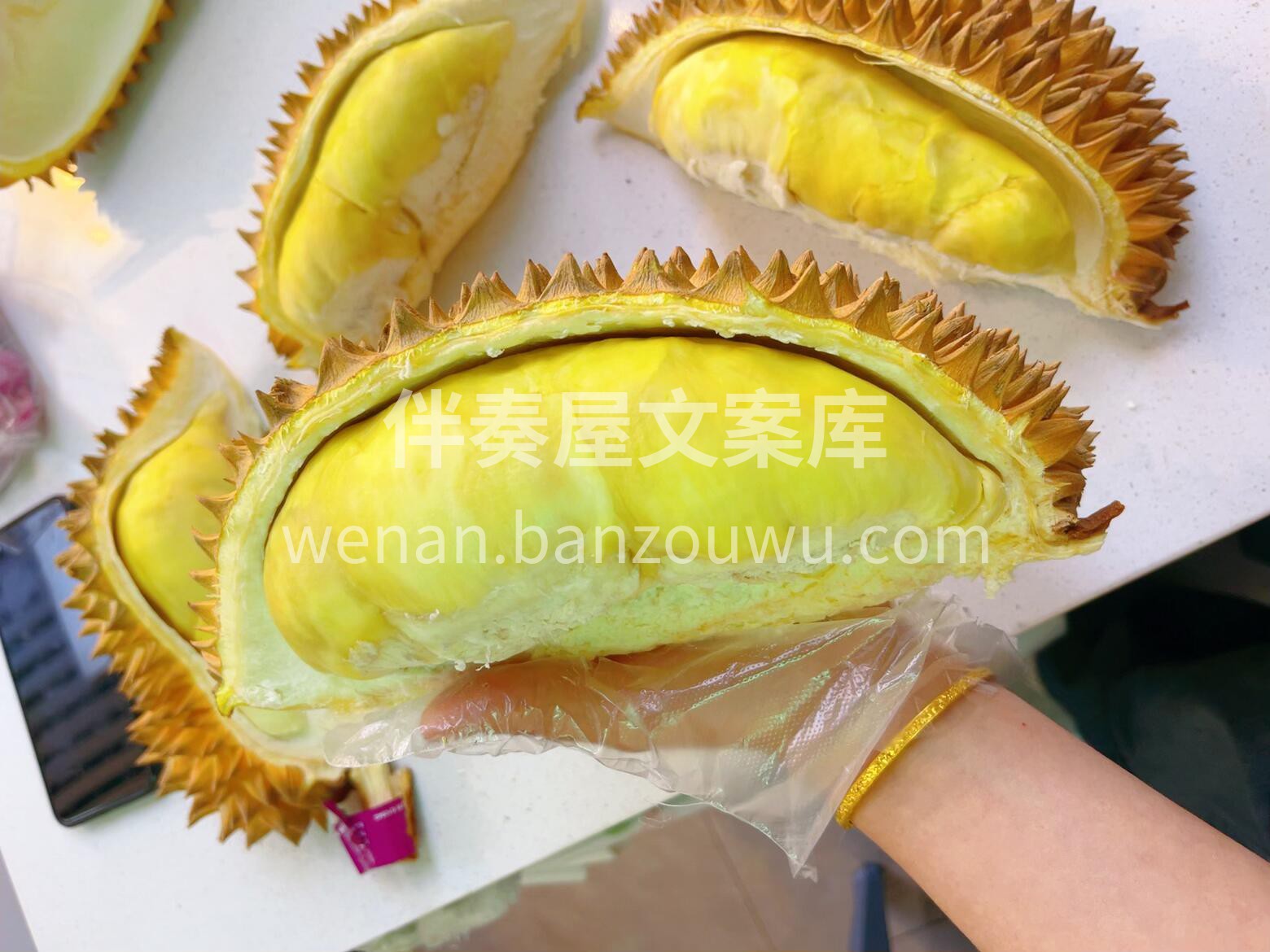💥树熟金枕榴莲🔥 实拍⚠️实拍🔥就这么优 配图1