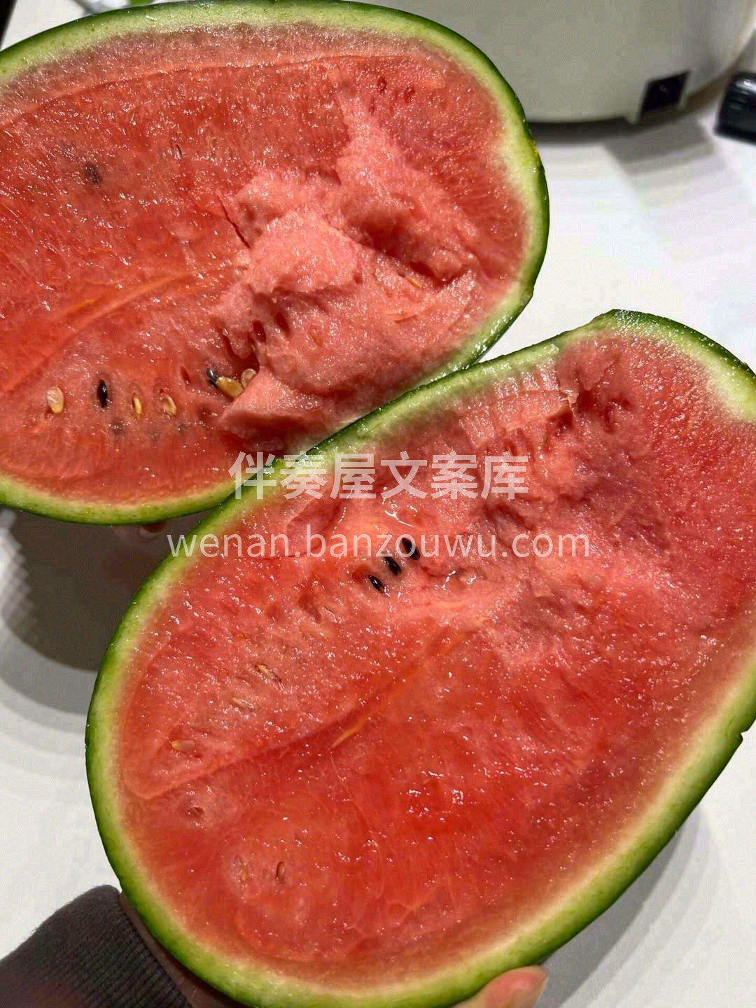 要比脆🆚，别的瓜切下去是扎扎实实的，而这 配图1