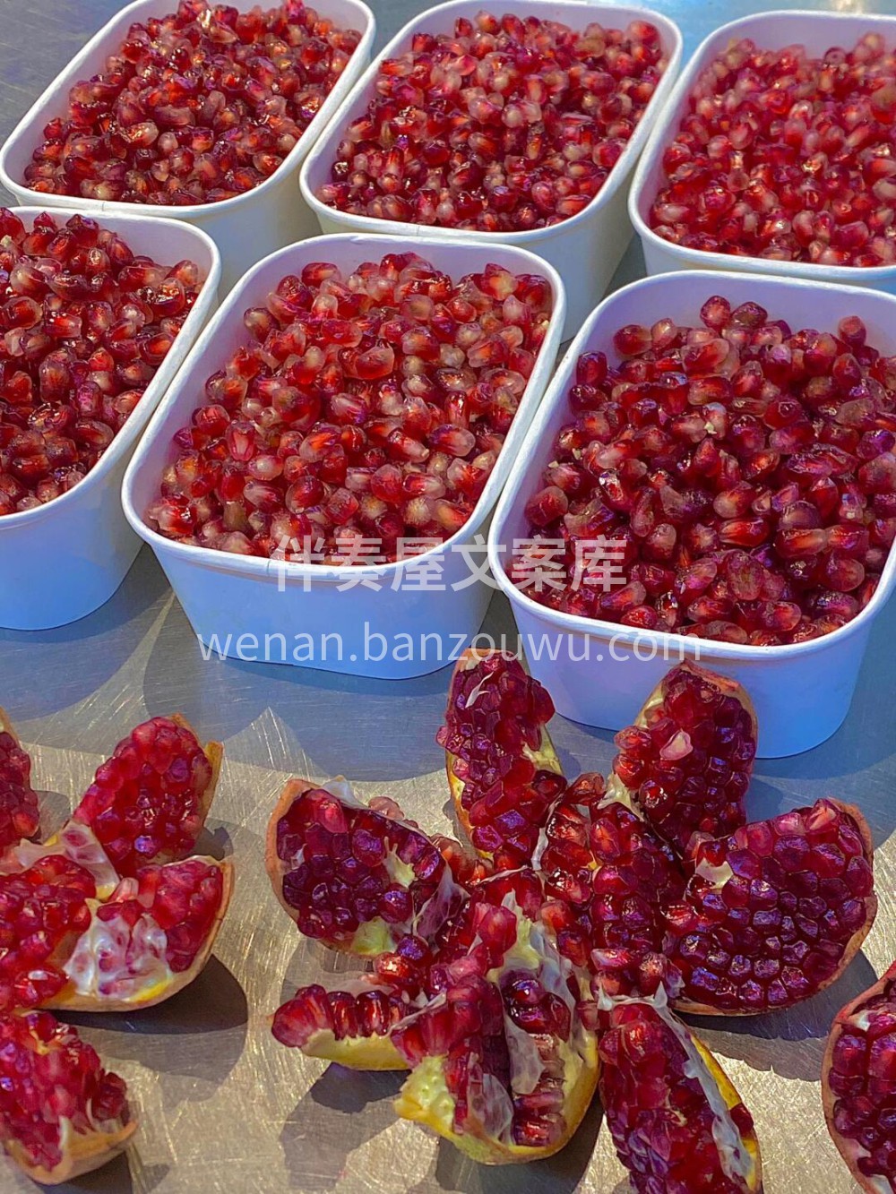 🤏软籽石榴扒好 大颗往嘴里塞的感觉真是太 配图2