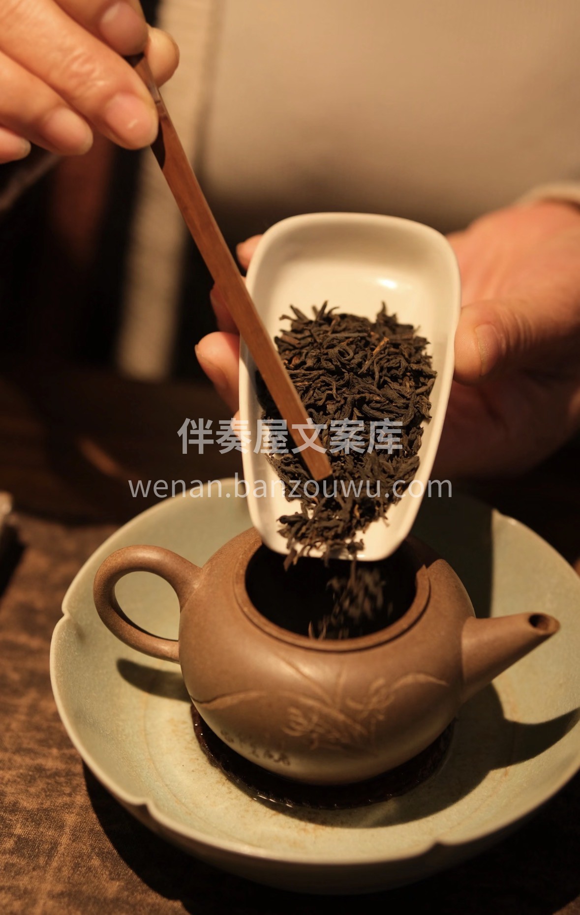 冬夜围炉无闲事，且煮黑茶待雪来。采选核心 配图1