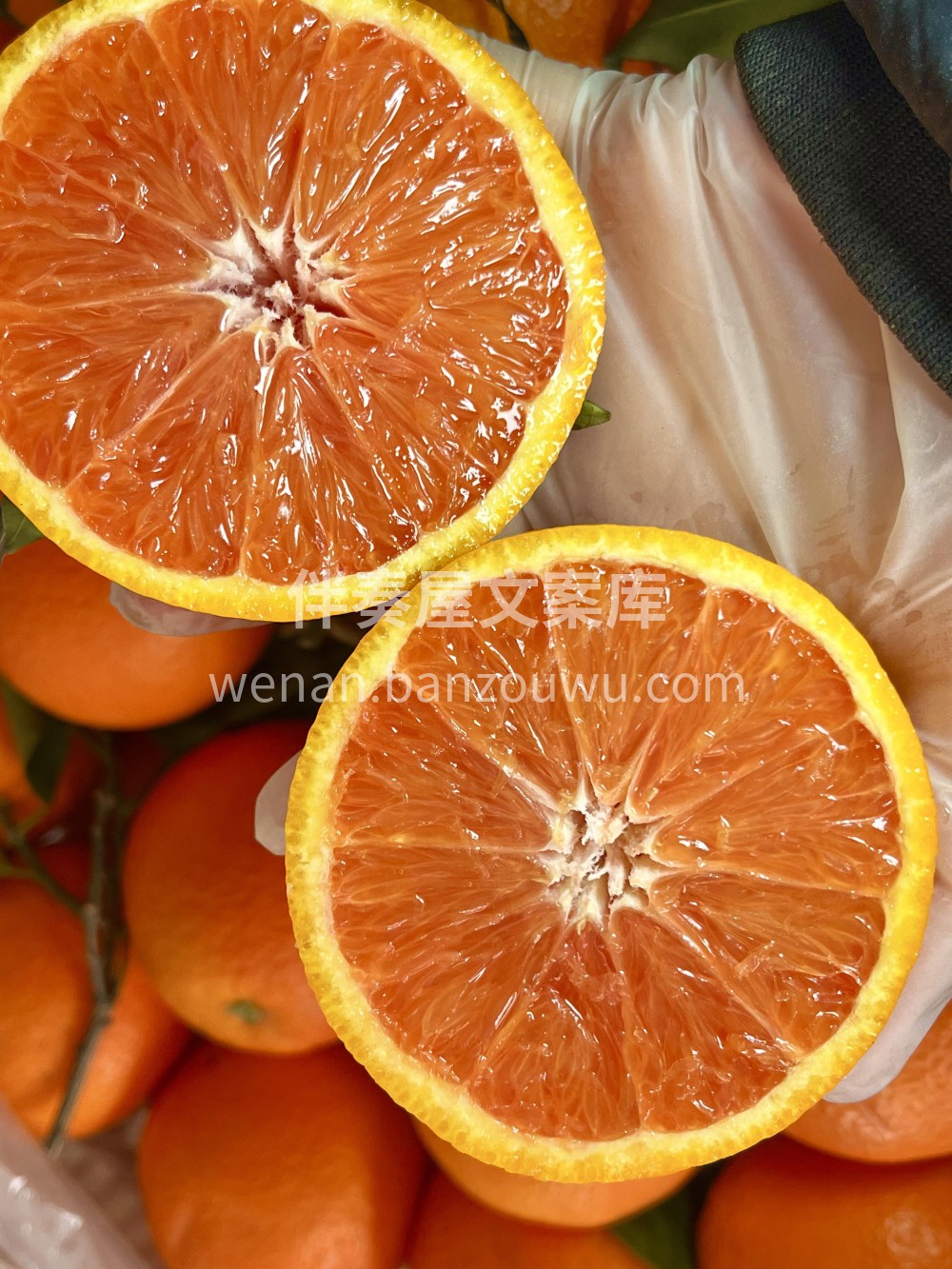 红橙🍊应季的鲜橙，好吃吖卡拉红橙🍊薄皮多 配图1