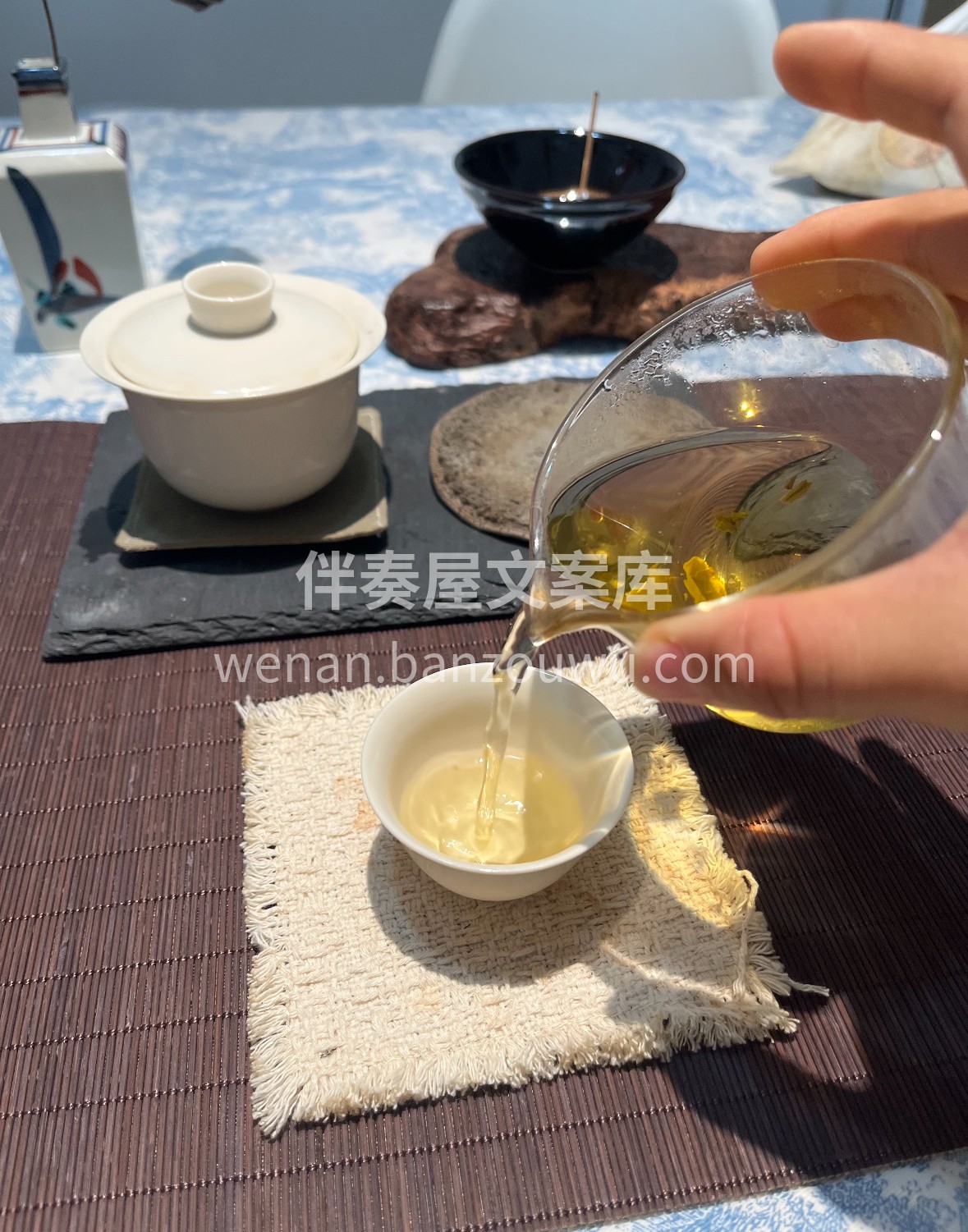 寻味江南，遇见平阳黄汤。条索紧细显毫，沸 配图2