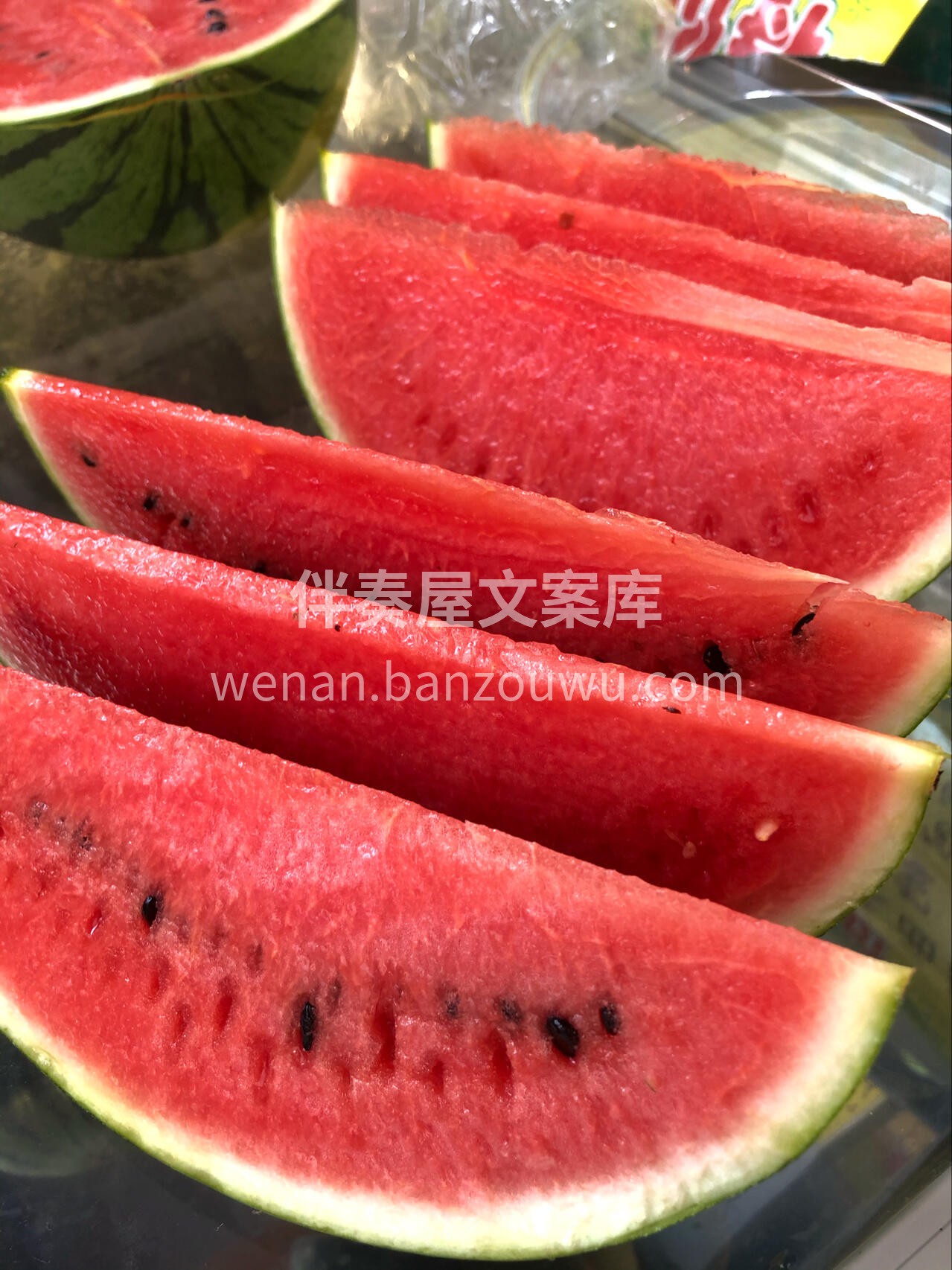 🍉黑美人西瓜甜到心底～ 果肉鲜嫩，汁水甘 配图3