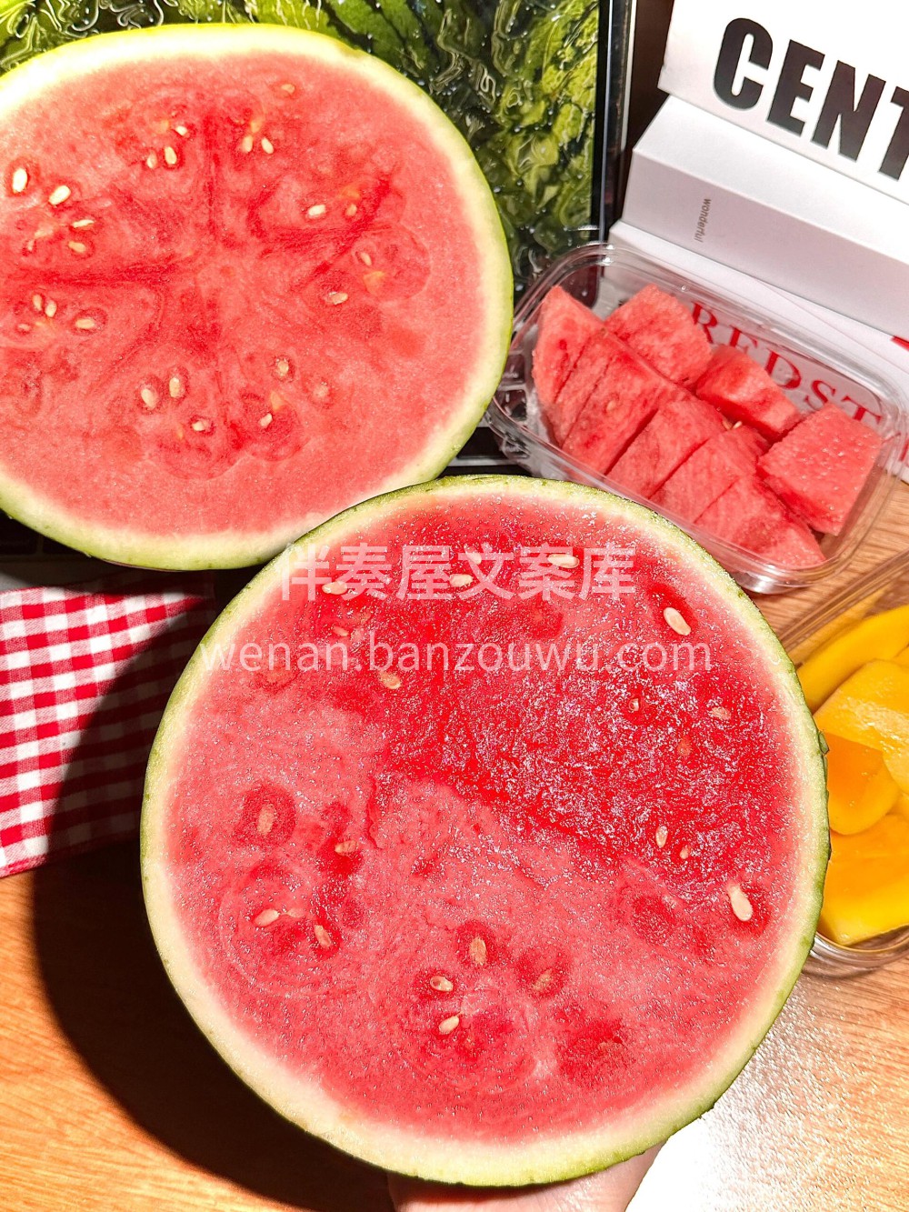 😊送来嘎嘎新鲜！ 冰爽又解暑😍！ 西瓜🍉 配图1