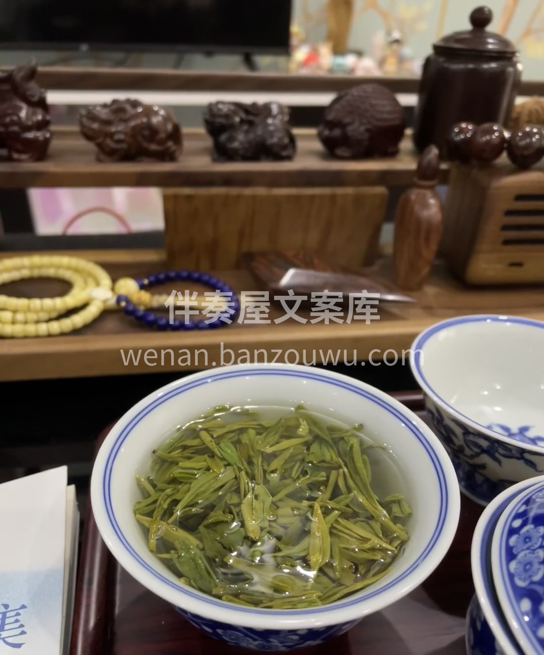在绿茶的香气中，找到优雅生活的节奏，在绿 配图2