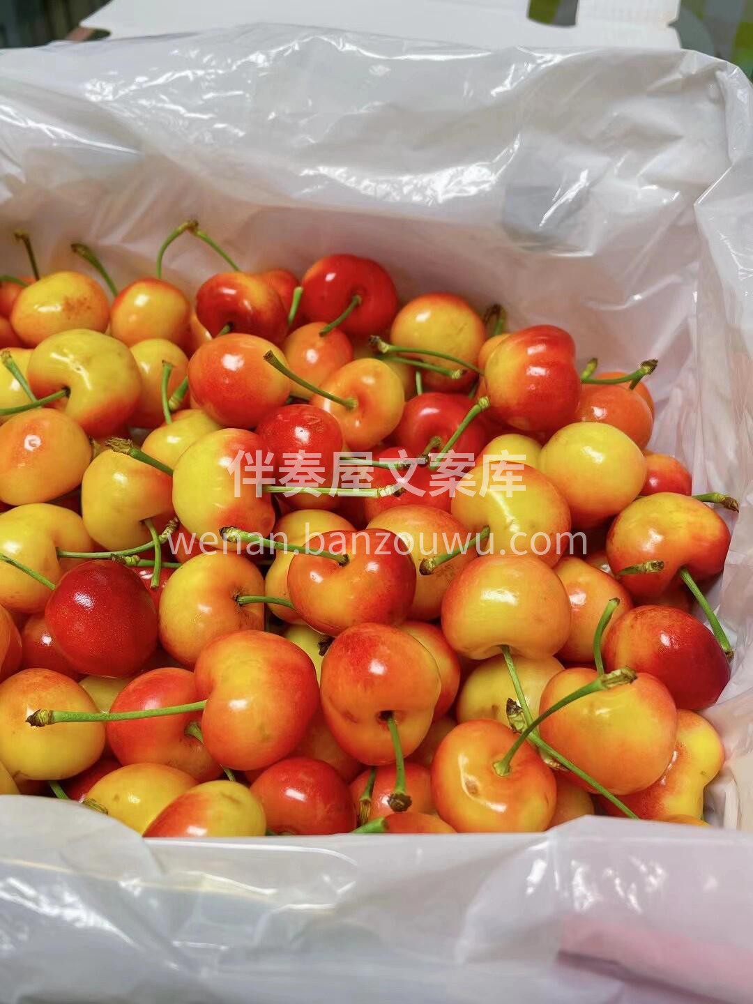 🌟进口黄金车厘子🍒 颗颗金黄诱人人，果肉 配图1