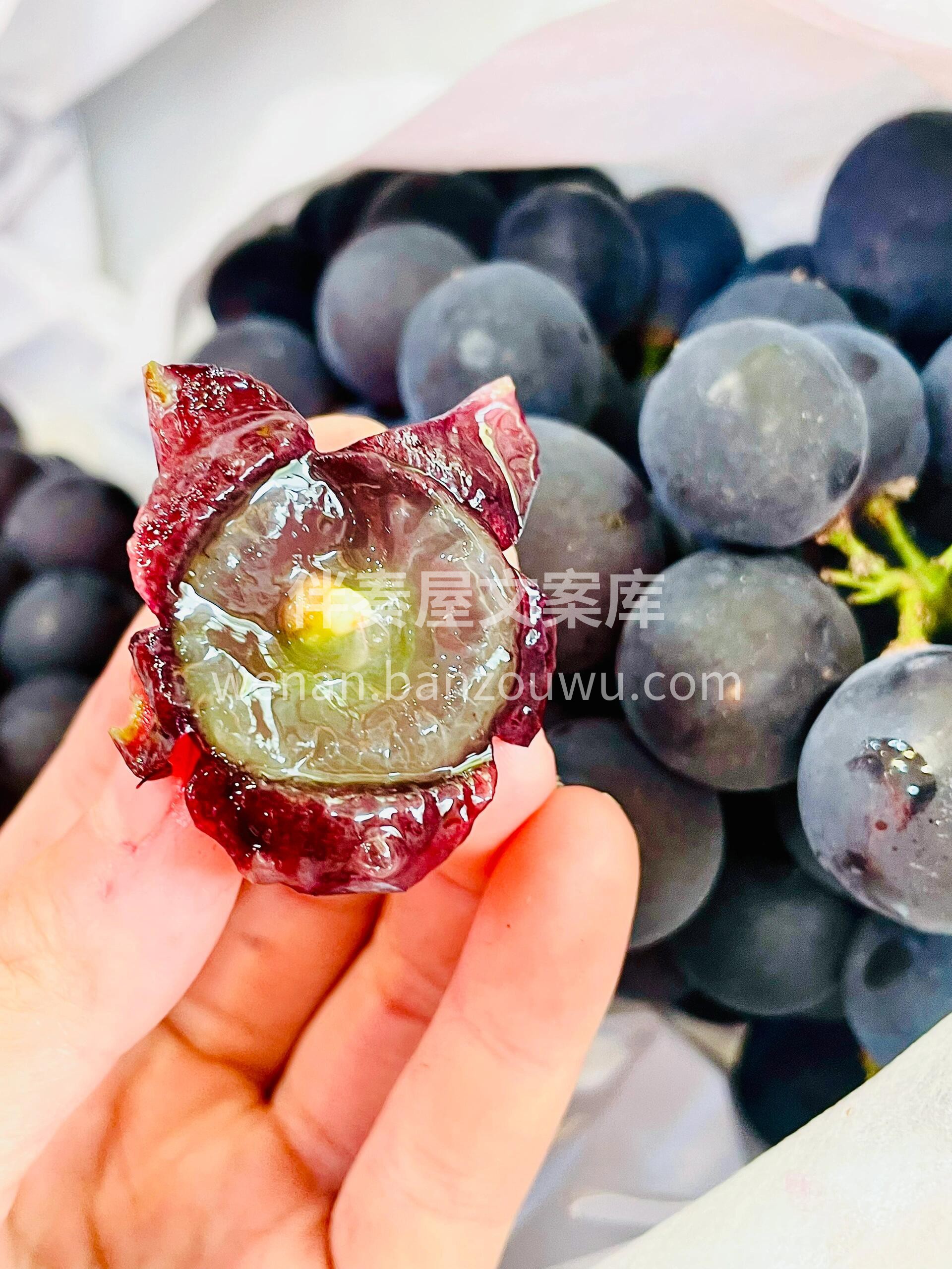 🌿辽峰葡萄🍇到货啦 果子大，汁水充沛💦，