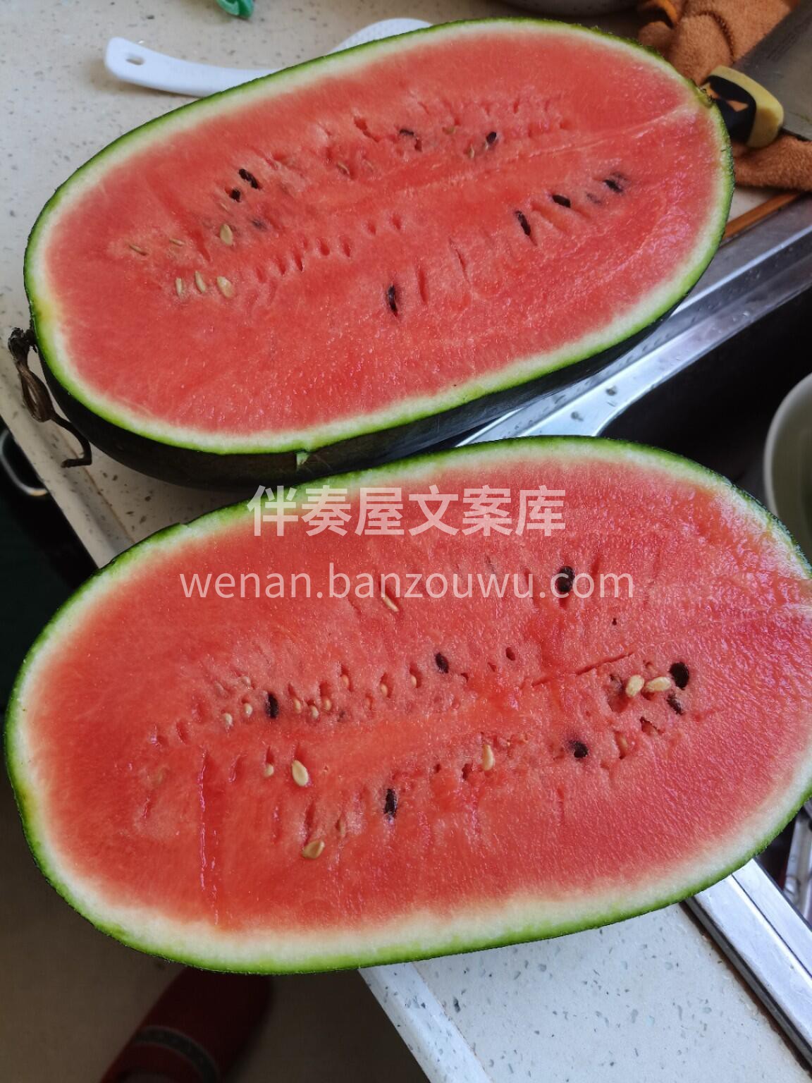 🍉 黑美人西瓜清凉解渴！ 果肉红润多汁， 配图2