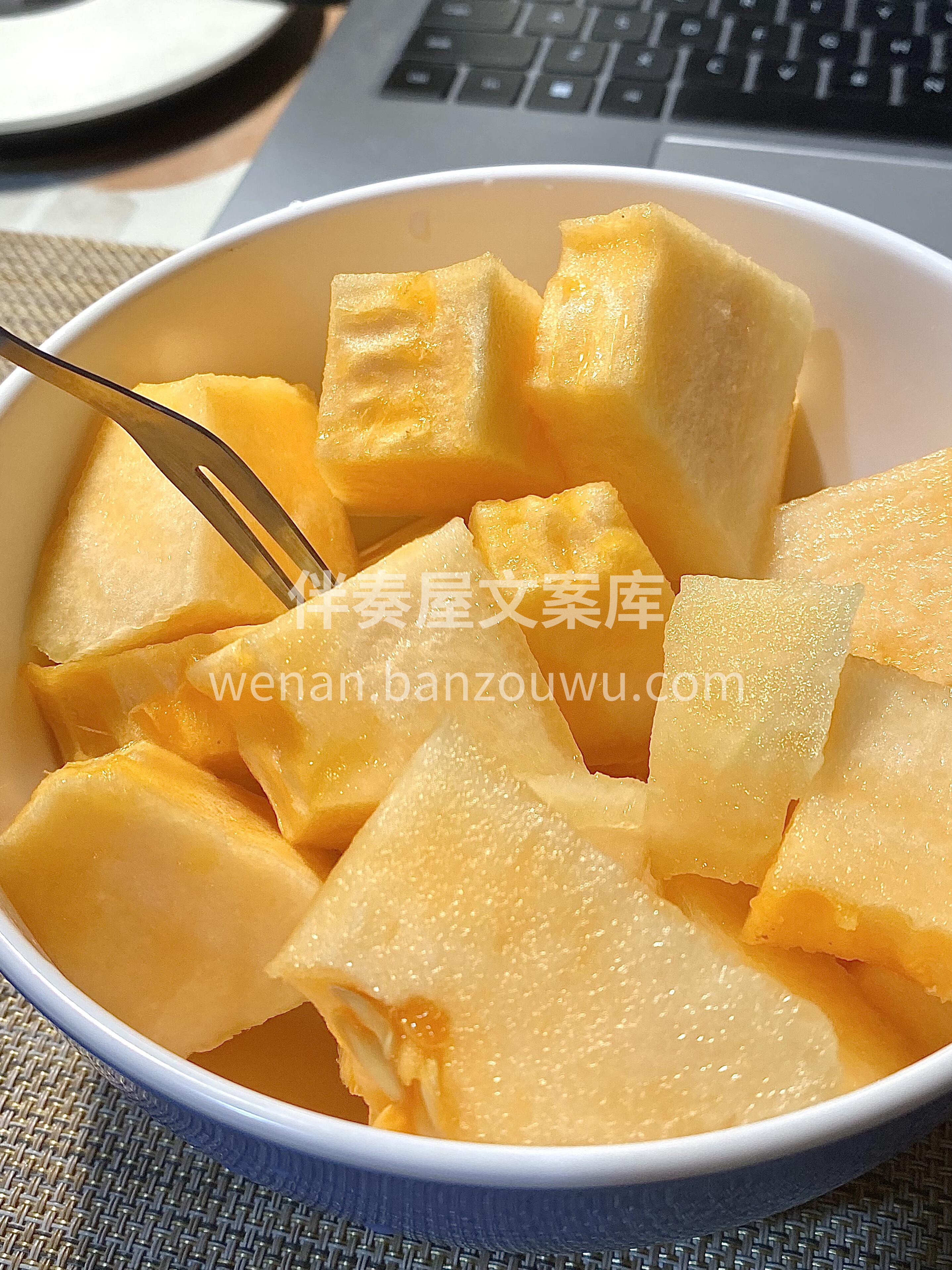 🍈 哈密瓜到货！🍈 纹路清晰像艺术品～切 配图1