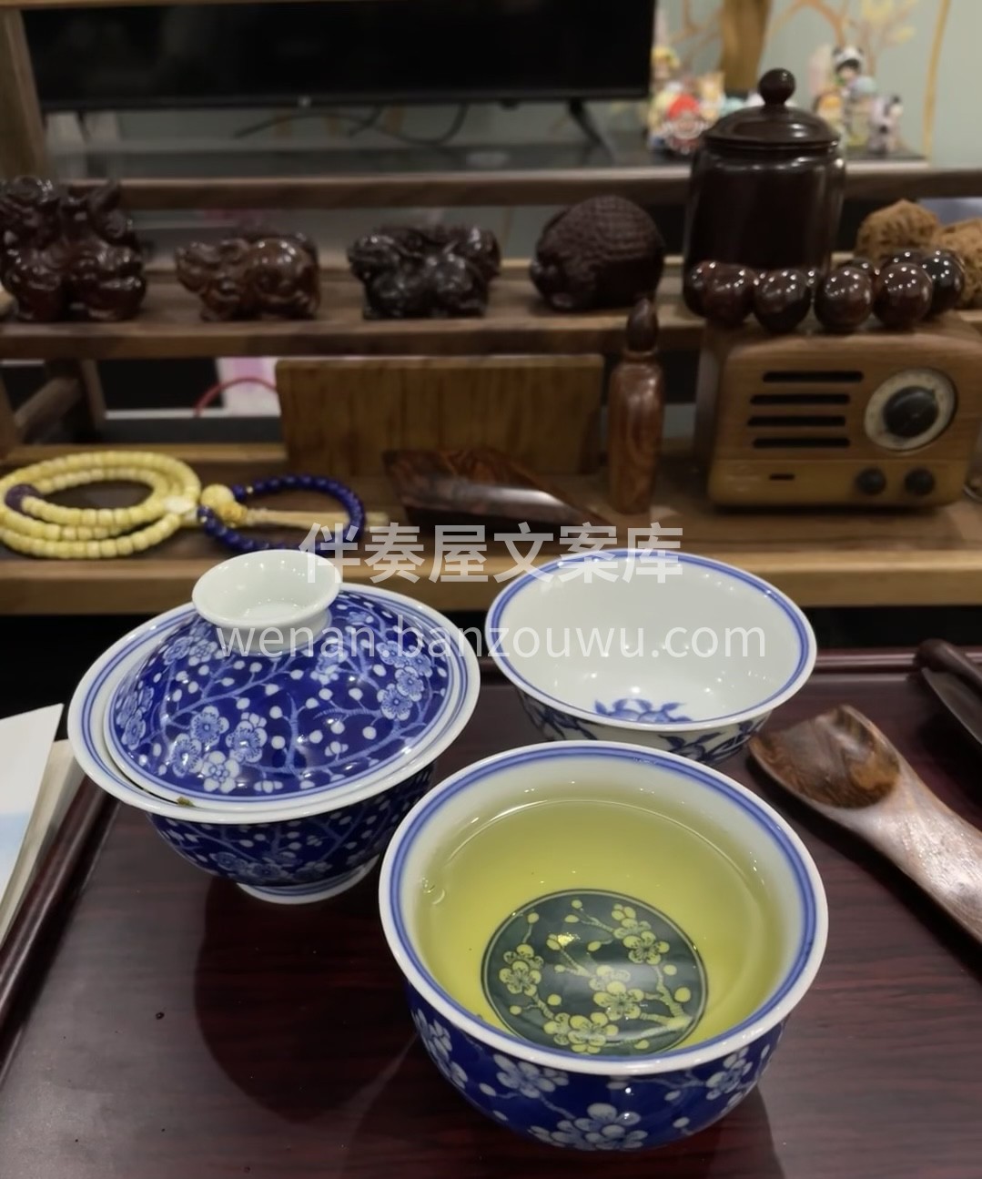 在绿茶的香气中，找到优雅生活的节奏，在绿 配图3