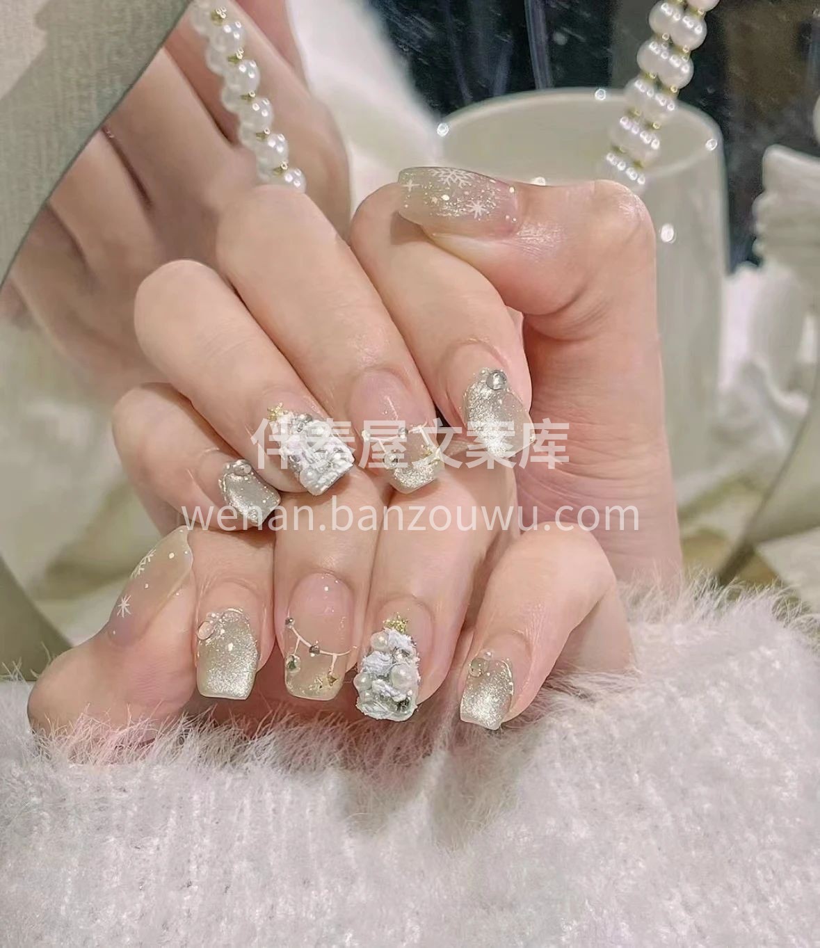 猫眼美甲 让你的玉手散发仙女气质 把所有