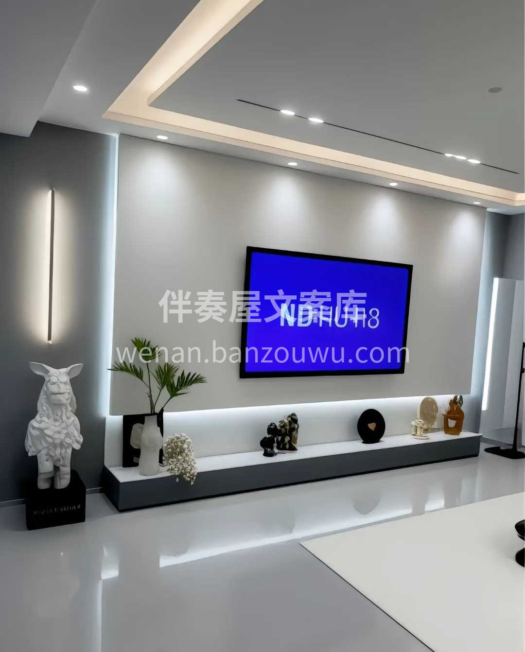 这9款简单电视背景墙， 看看有没有适合你的那一款[色] 有相 配图4