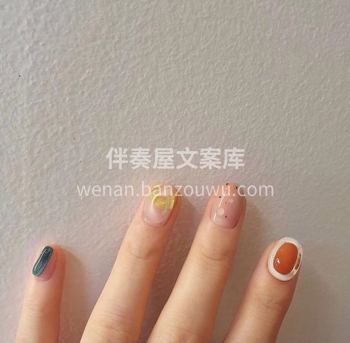 🌈♡ 美甲后的你 ☪︎✨ ✨指尖泛起的  配图1