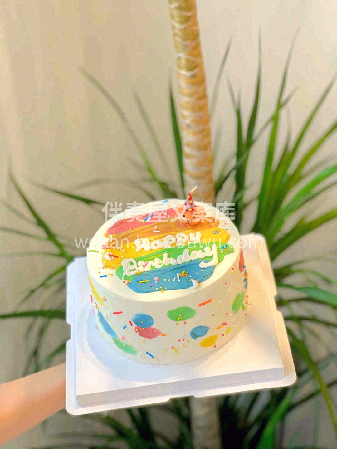 彩虹蛋糕🌈🌈 把彩虹✨装进蛋糕里，把甜蜜 配图1