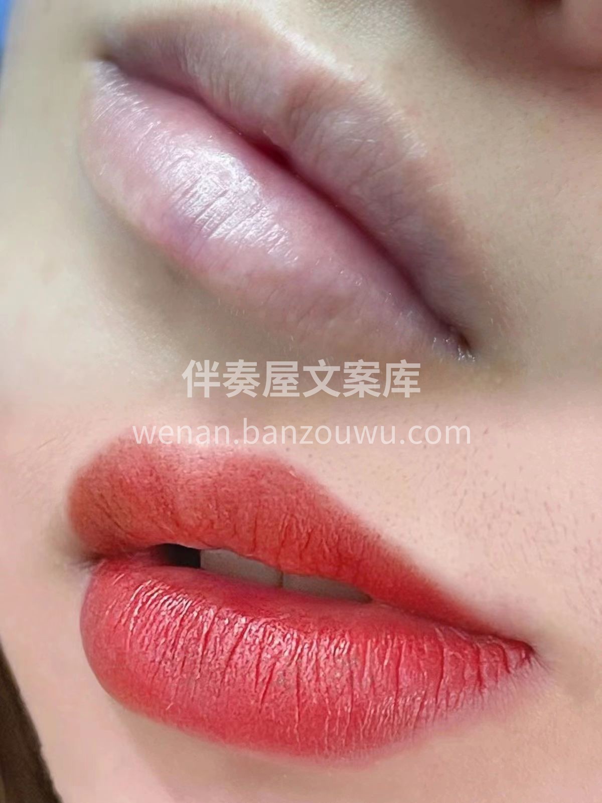 半永久定妆唇 如果嘴唇发乌不好看 完全没