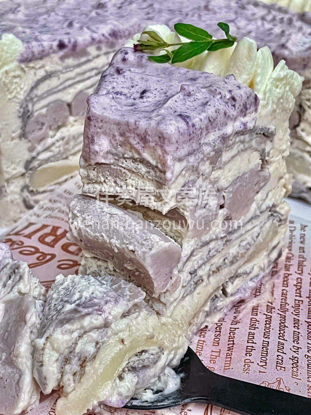 ⬇低卡芋泥千层yyds 低脂版满满芋泥千 配图3
