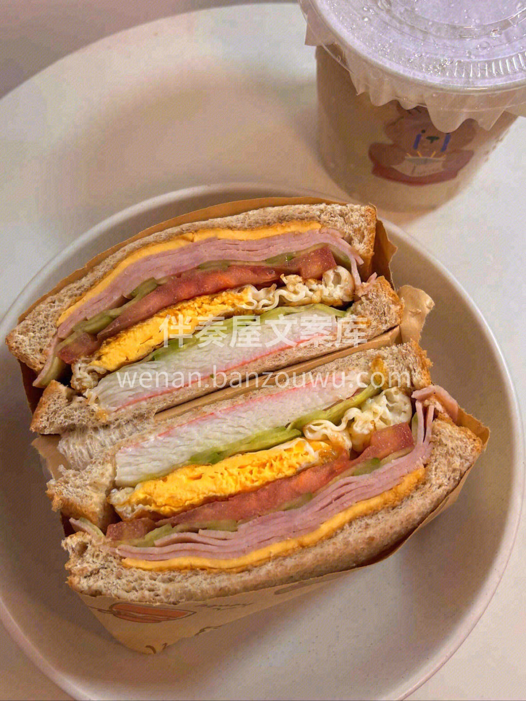 🔥煎的外焦里软的蛋奶吐司夹着双层馅料🥪， 配图2