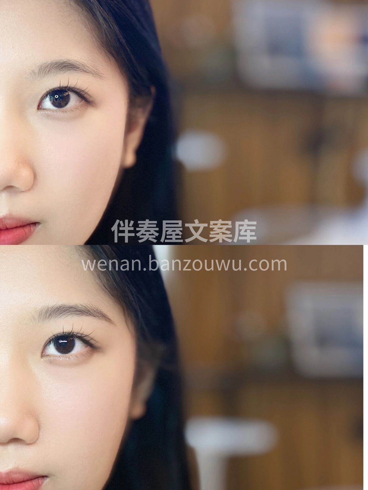 🆕野生眉前后设计对比图 根根分明，宛若天