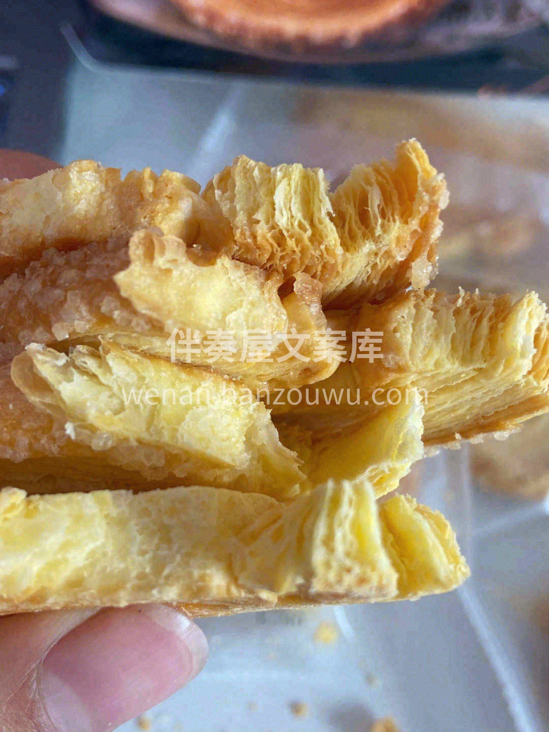 🦋蝴蝶酥薄薄的一片，浓郁的黄油香气♨酥脆 配图1