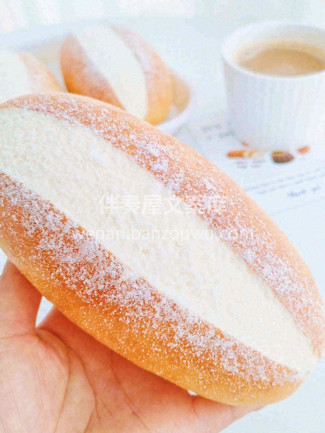 童年记忆中😇老奶油面包🍞柔软是用熬糖加入 配图3