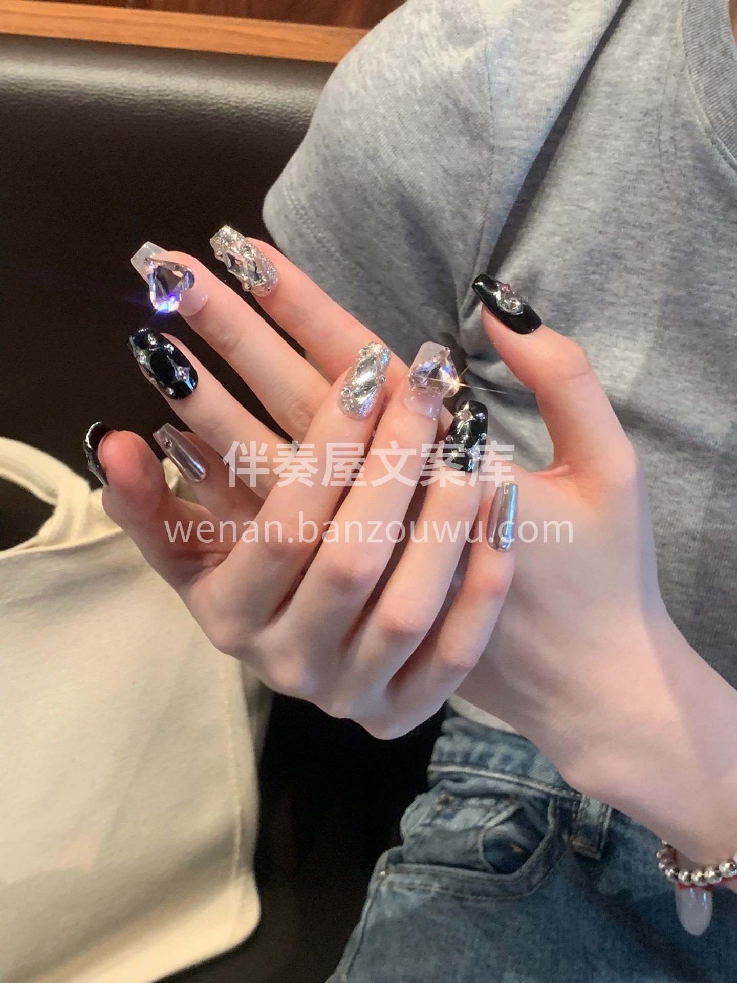 又甜又欲的y2k千禧辣妹风 甜辣美甲必须 配图2