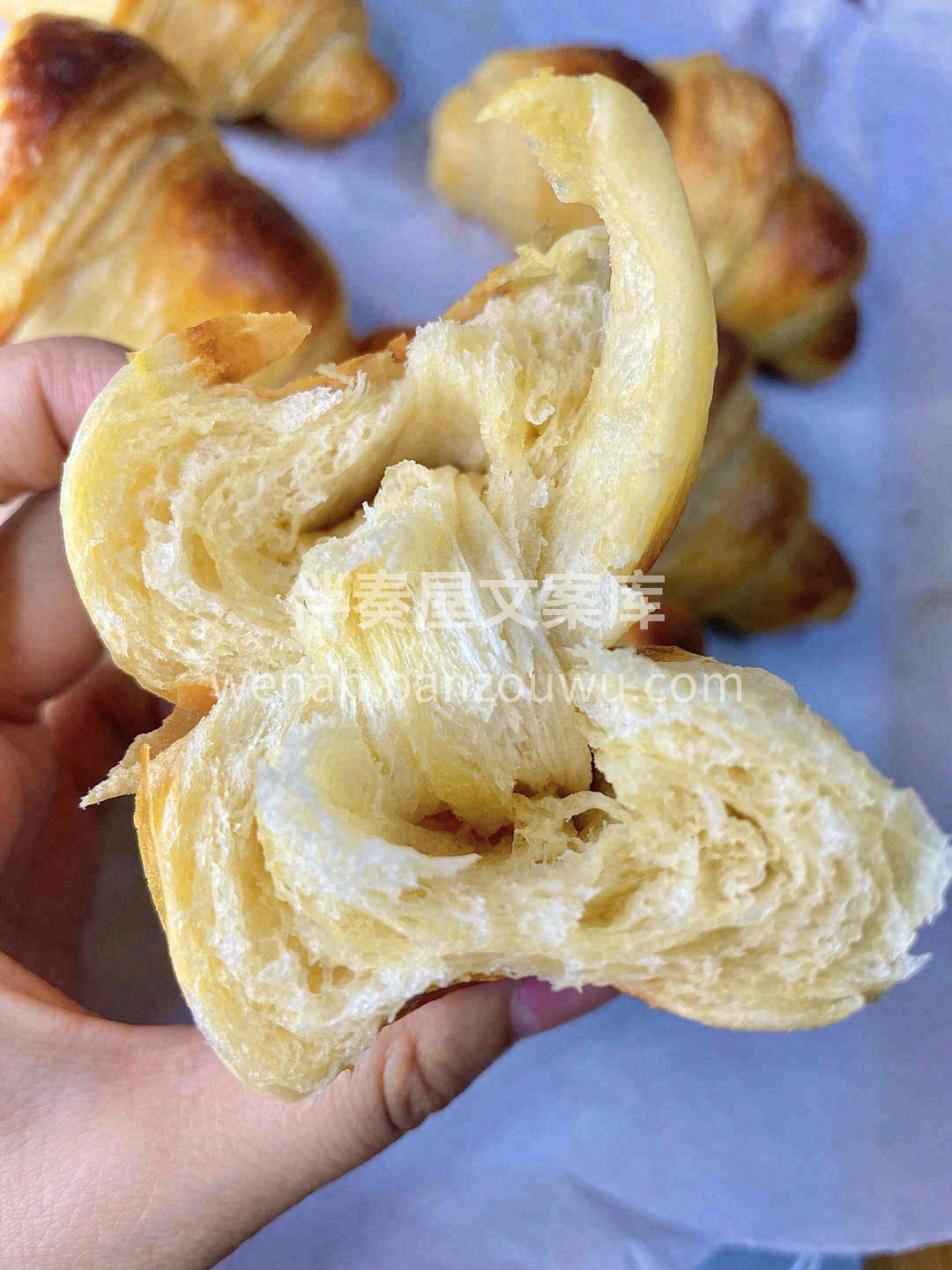 🥐小小一个很可爱，第一口咬下去，聚集在最 配图2