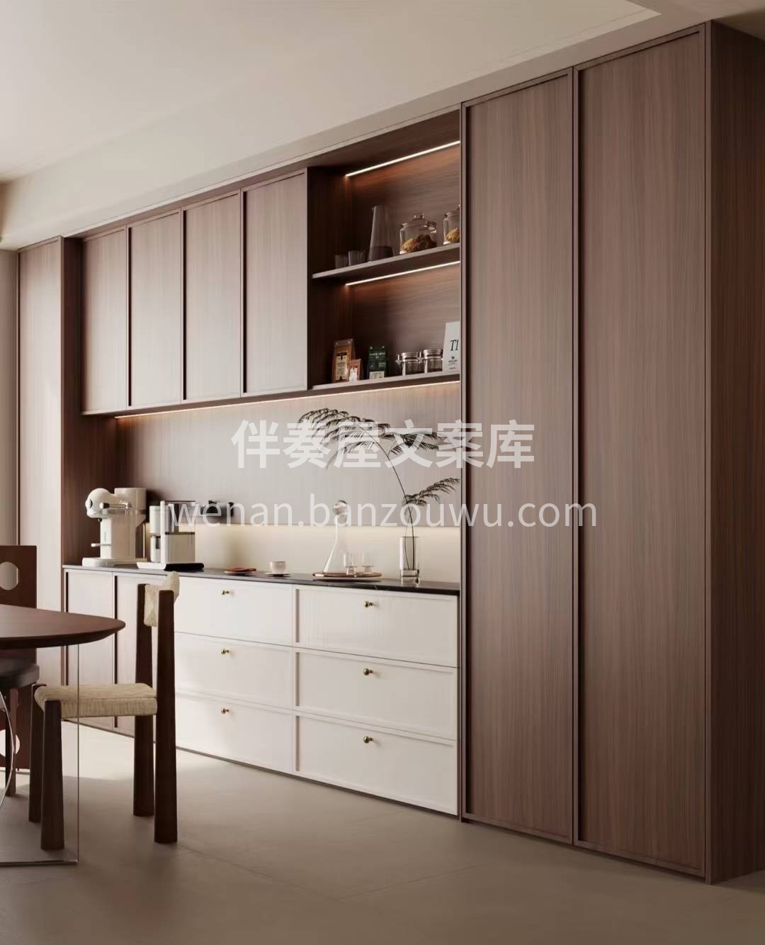 中古风‮餐的‬边柜[色] 有打算装‮的修 配图1