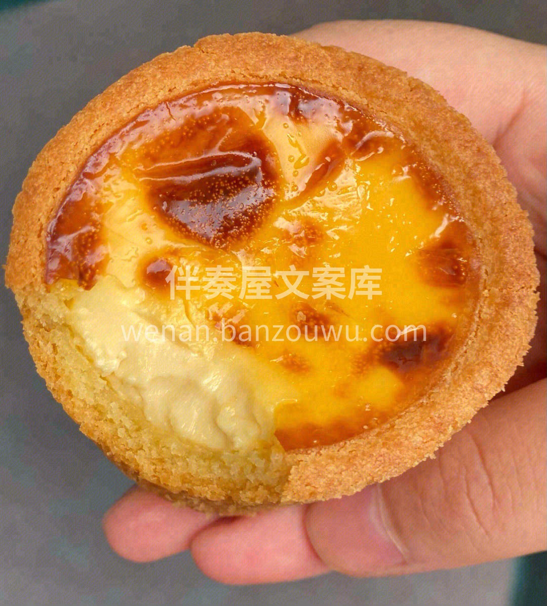 🍮软乎乎的口感，🍪曲奇挞底，厚蛋挞还是和 配图1