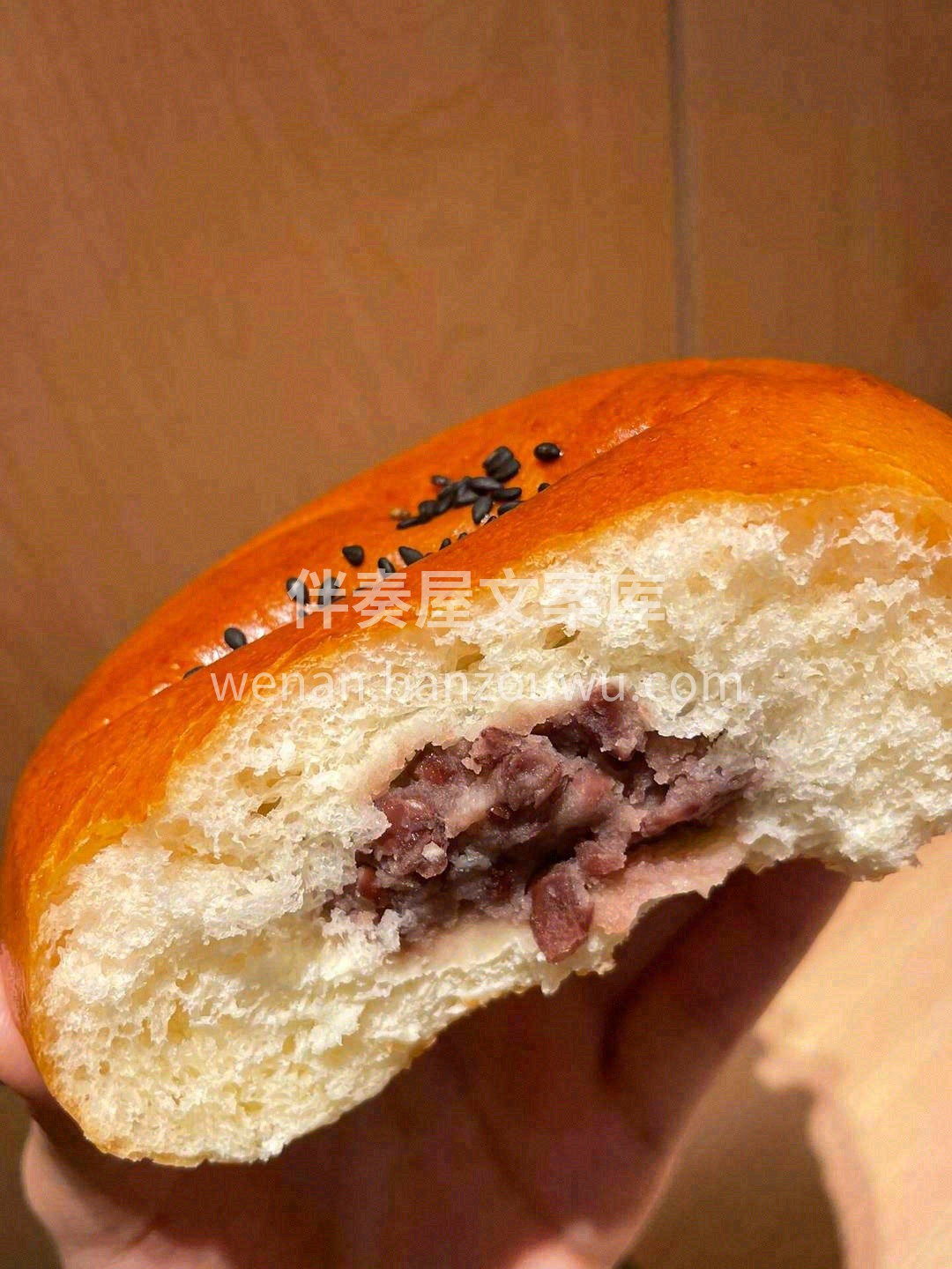 🌿松松软软的小餐包，包裹着甜糯的豆沙馅🫘 配图2