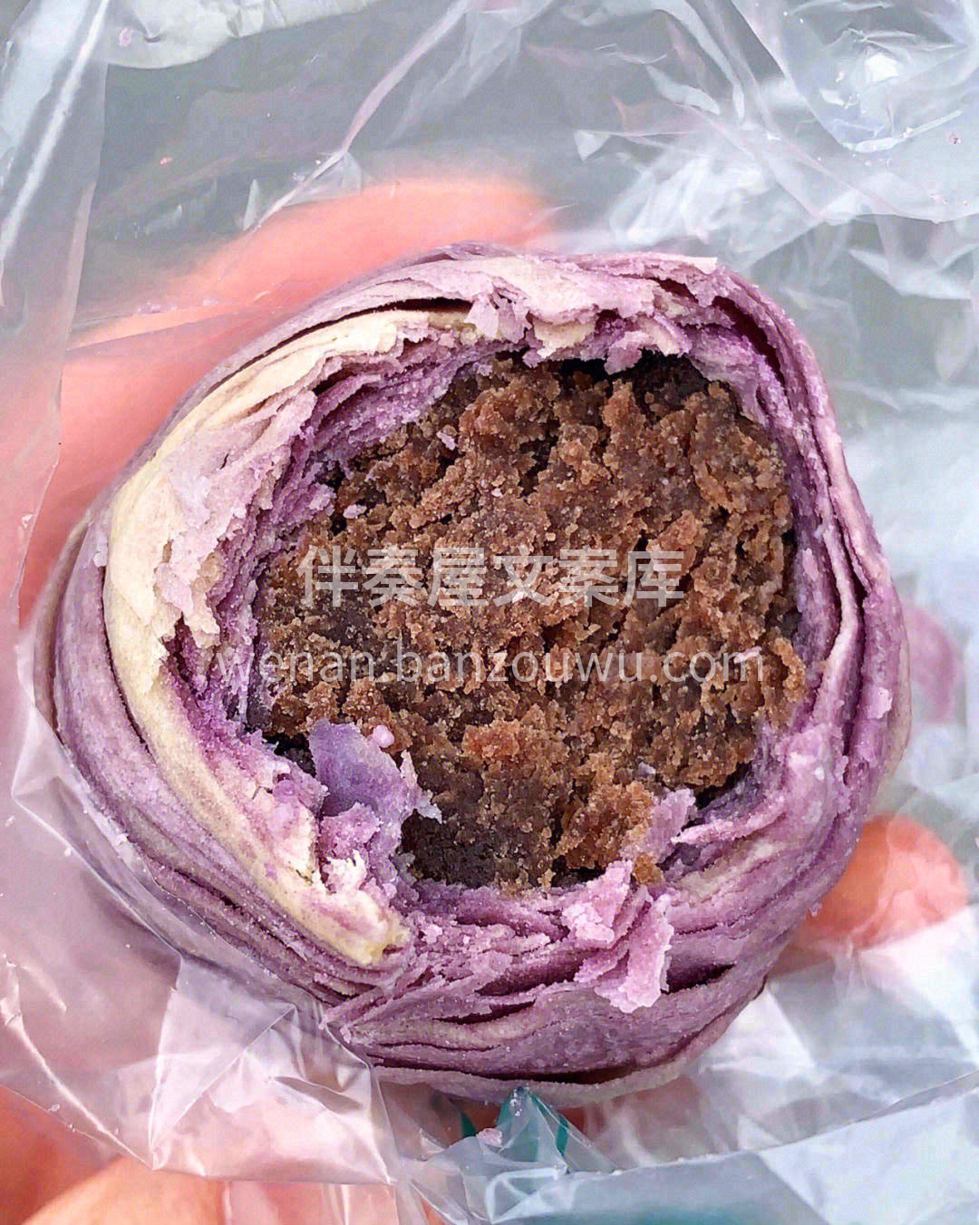 💥酥皮很酥薄漂亮，也没有丝毫油腻感😋 淡 配图1