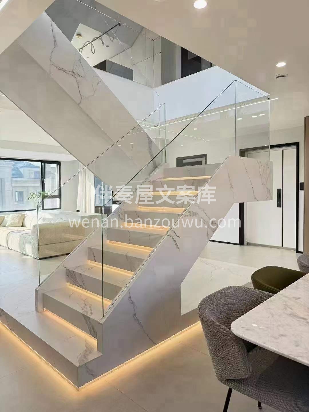 岩板楼‮完梯‬工展示[色] 有需求的宝子 配图1