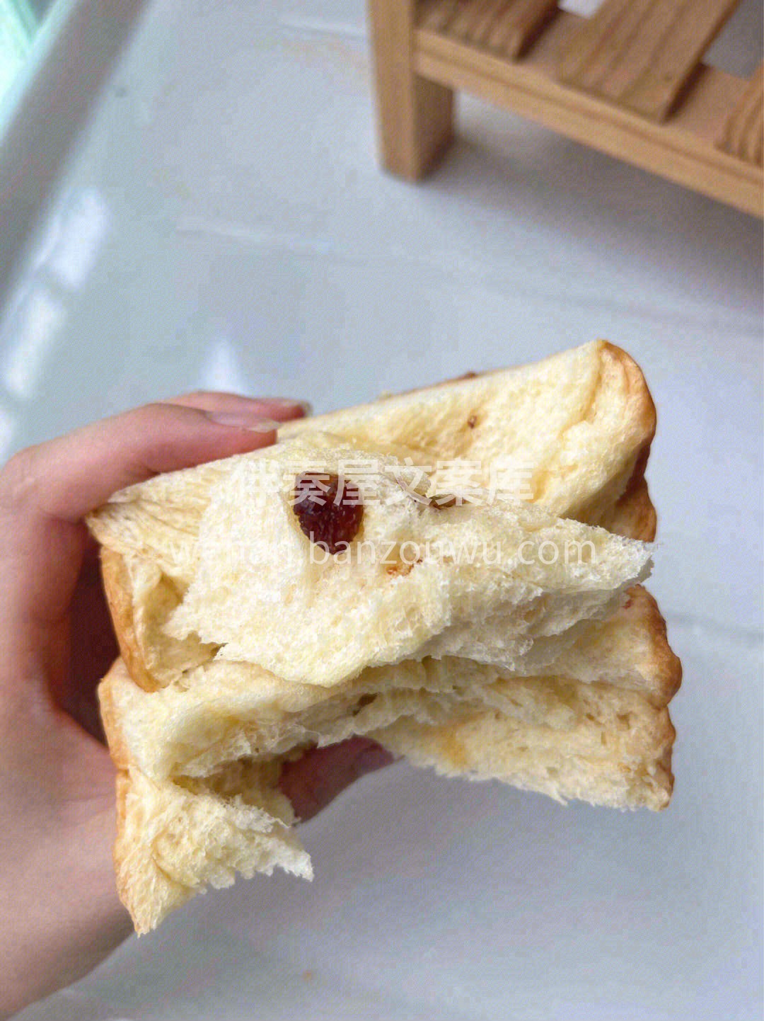 🍞鲜奶提子吐司，朗姆酒浸泡过后的提子🍇加 配图1