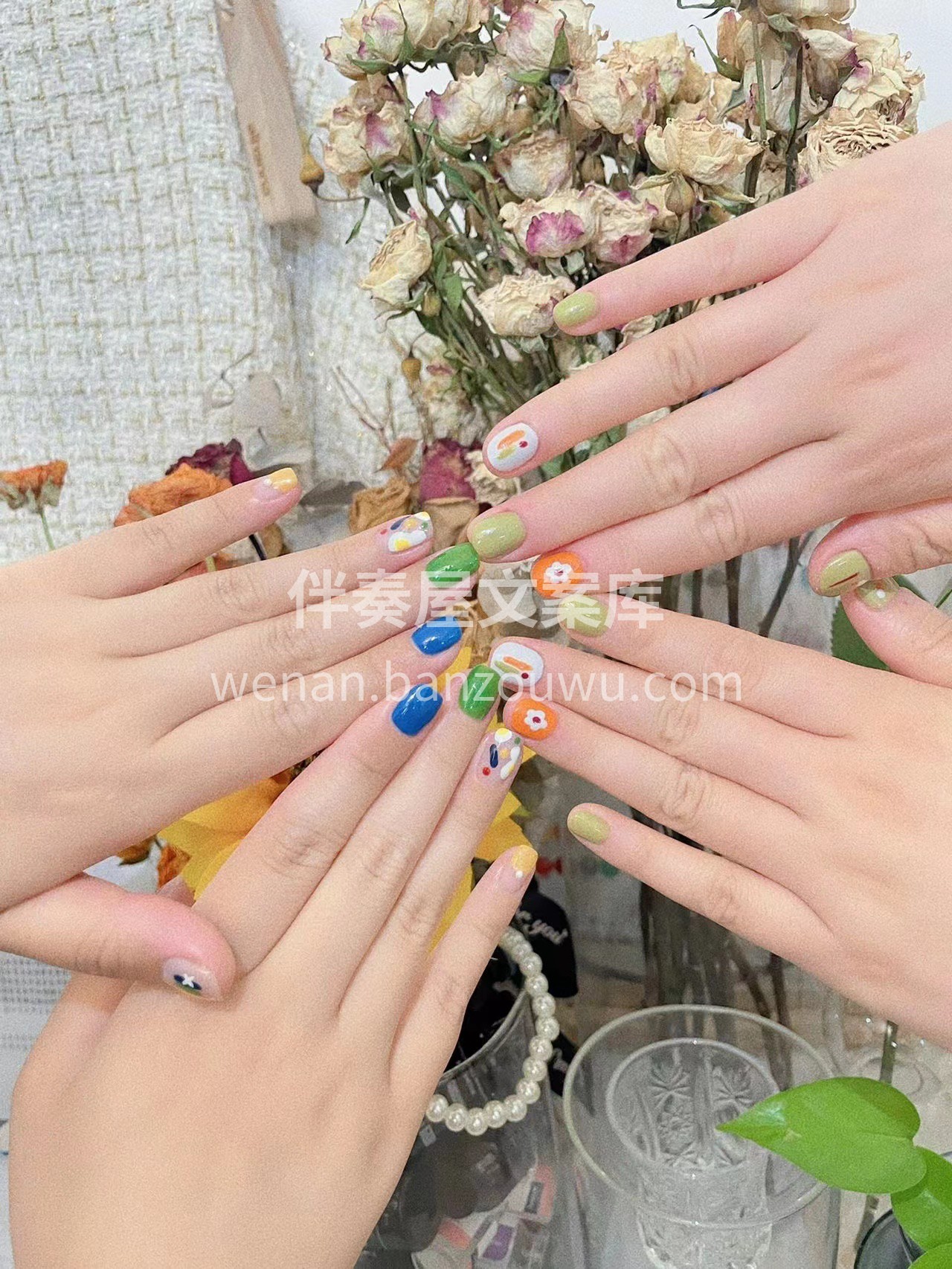 姐妹成对，快乐加倍 今日份美甲客照 配图2