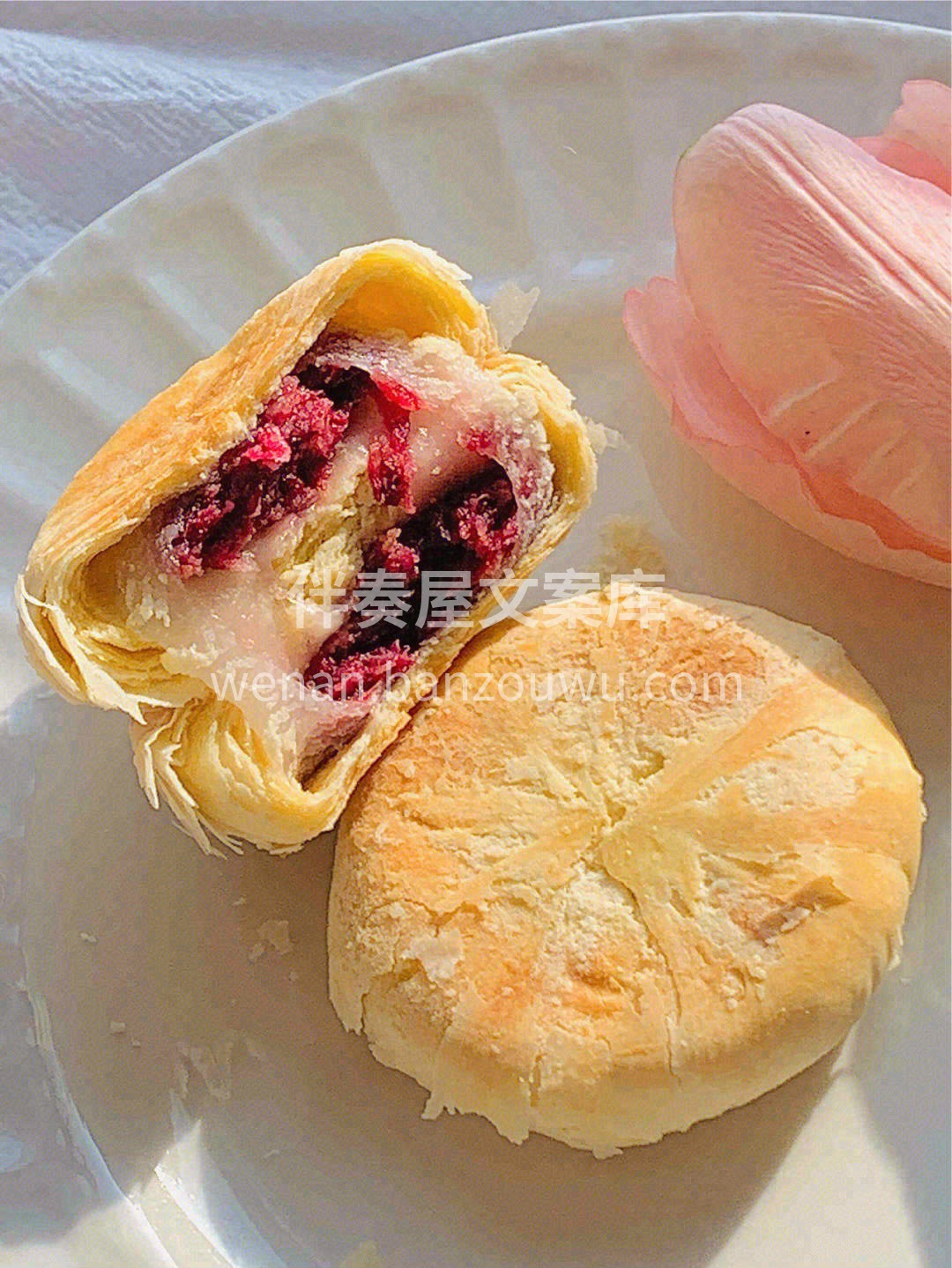 🙋云南人用食用玫瑰花来制作鲜花饼🍪这种用 配图3