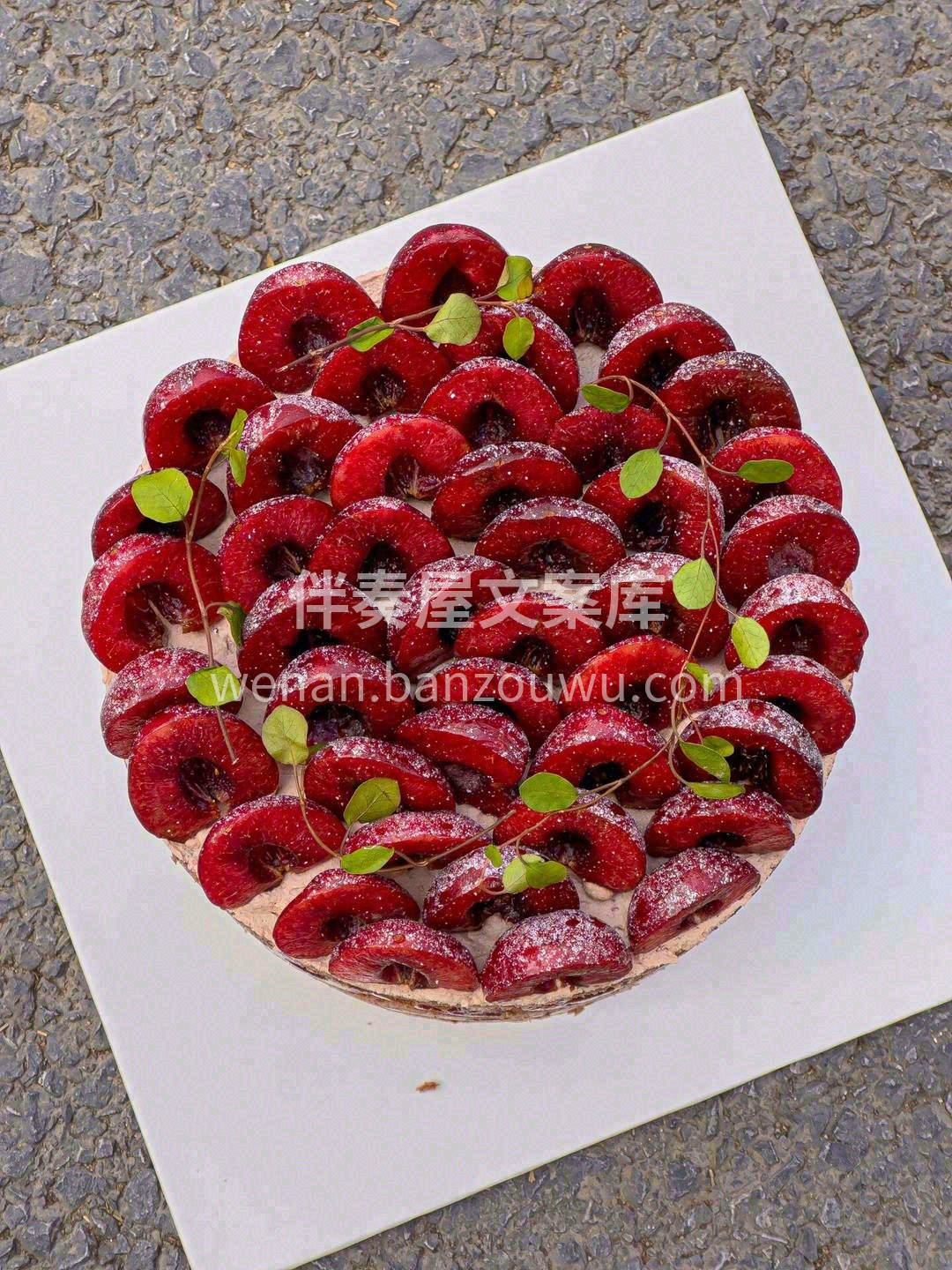 一颗颗心形果饱满圆润，恍若宝石🍒 就深红 配图1