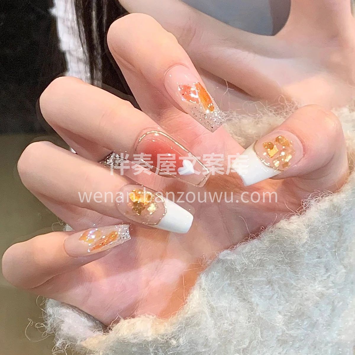 冰透温柔系美甲 色彩缤纷🌈上手超闪亮 是