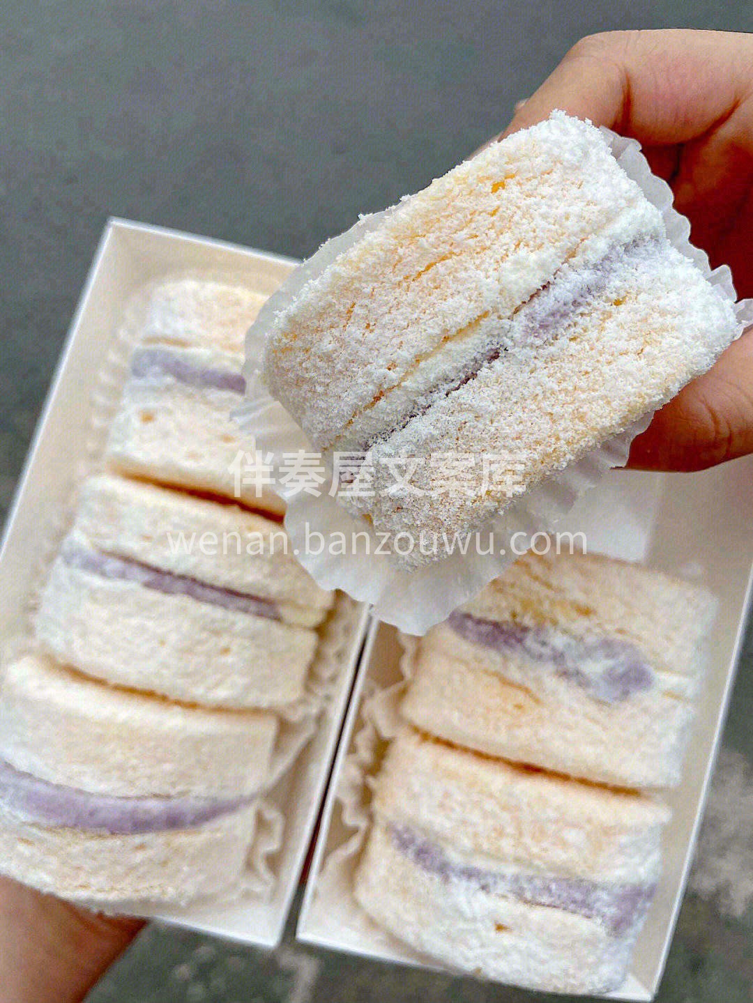 🍰软绵绵的蛋糕配上超级细腻的芋泥💫奶乎乎 配图2