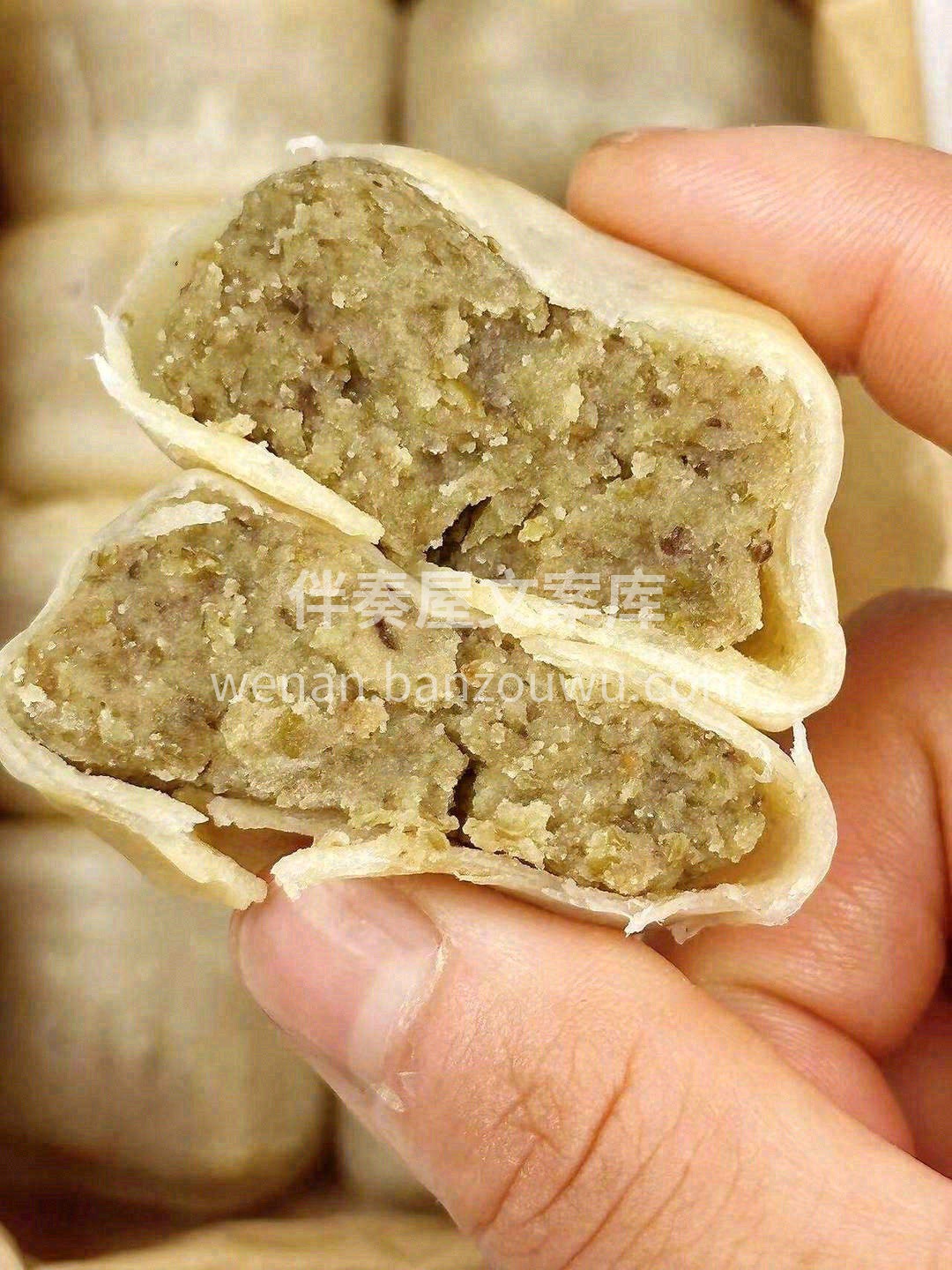 🌾一份清甜可口的手工冰皮绿豆饼🥞 是舒缓 配图2