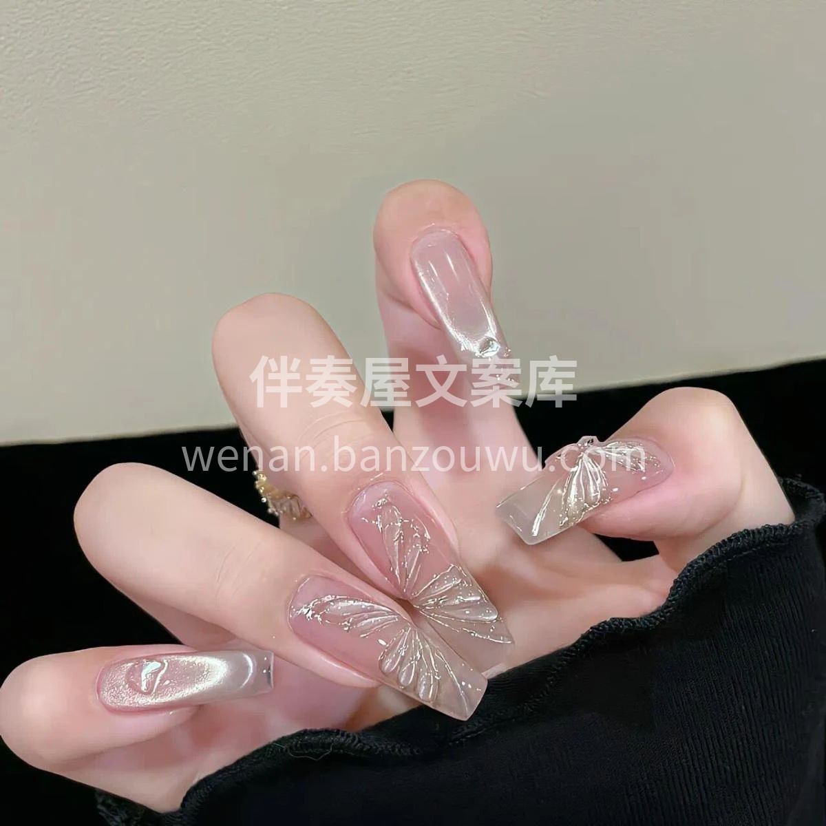 美个甲吧 与生活和解 得失都随意 #美甲