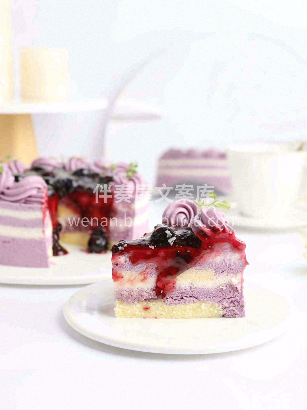 🌸是花青素爆炸的慕斯呀🍮浓郁的蓝莓酱💫搭 配图1