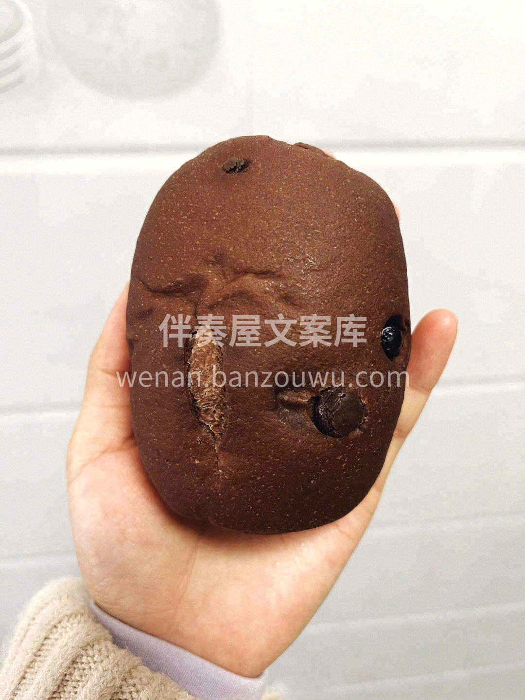 👆这款黑麦蓝莓欧包，选用进口的黑巧克力🍫 配图2