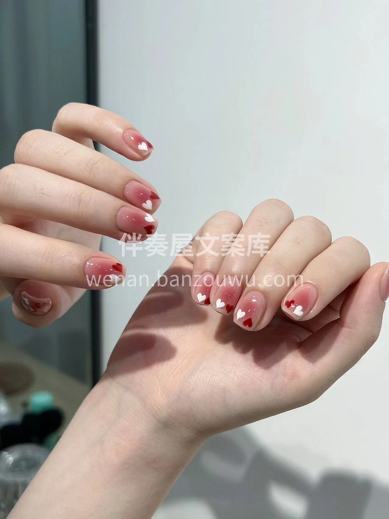 今日份美甲 指尖上的小腮红 ꕀ 🌿 ᐝꕀ 配图2