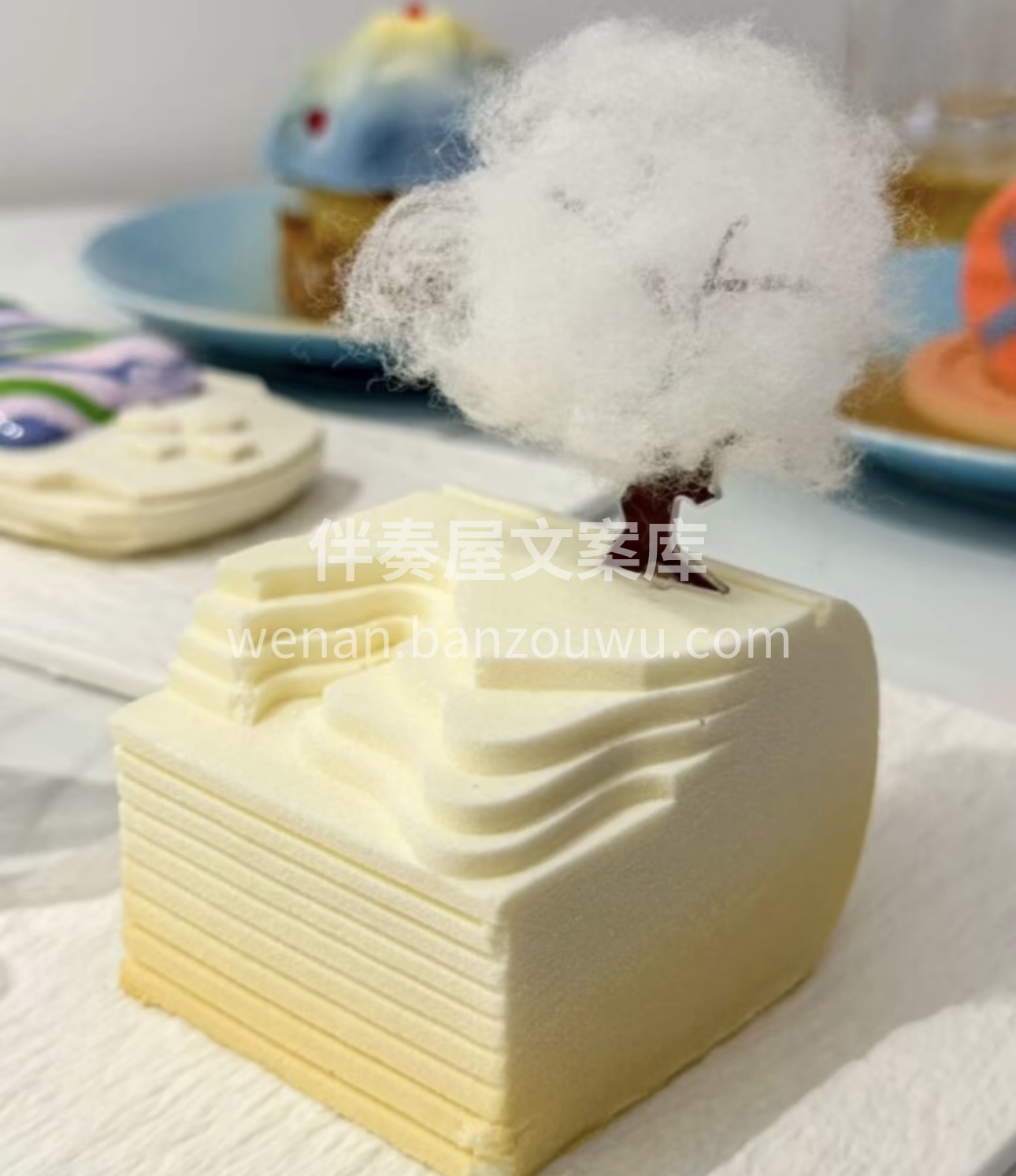 一块自制的烘焙糕点，蕴含着心意与努力，品 配图2