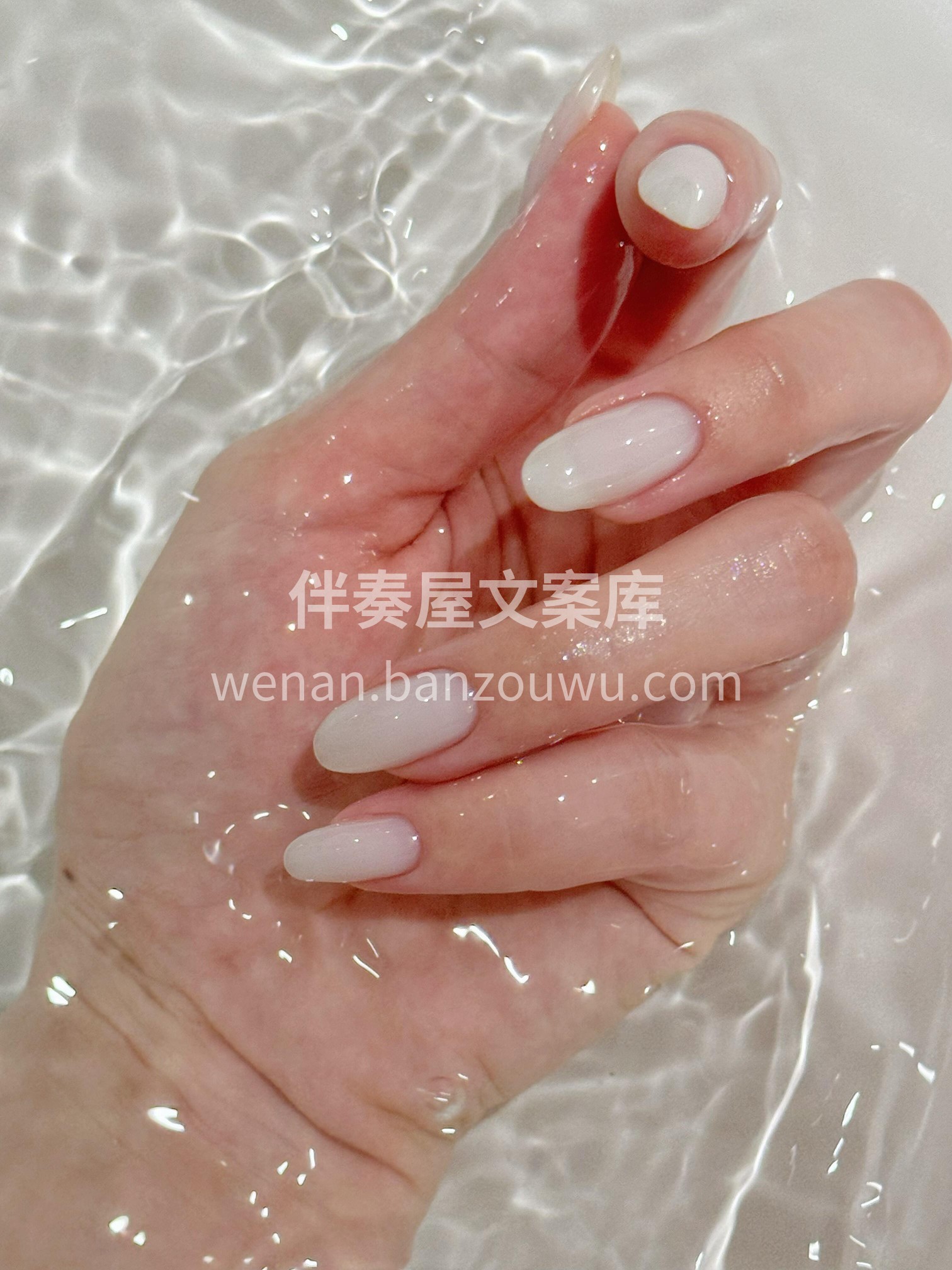 冰冰凉凉的白玉石感 像果冻像白玉石一样的 配图2